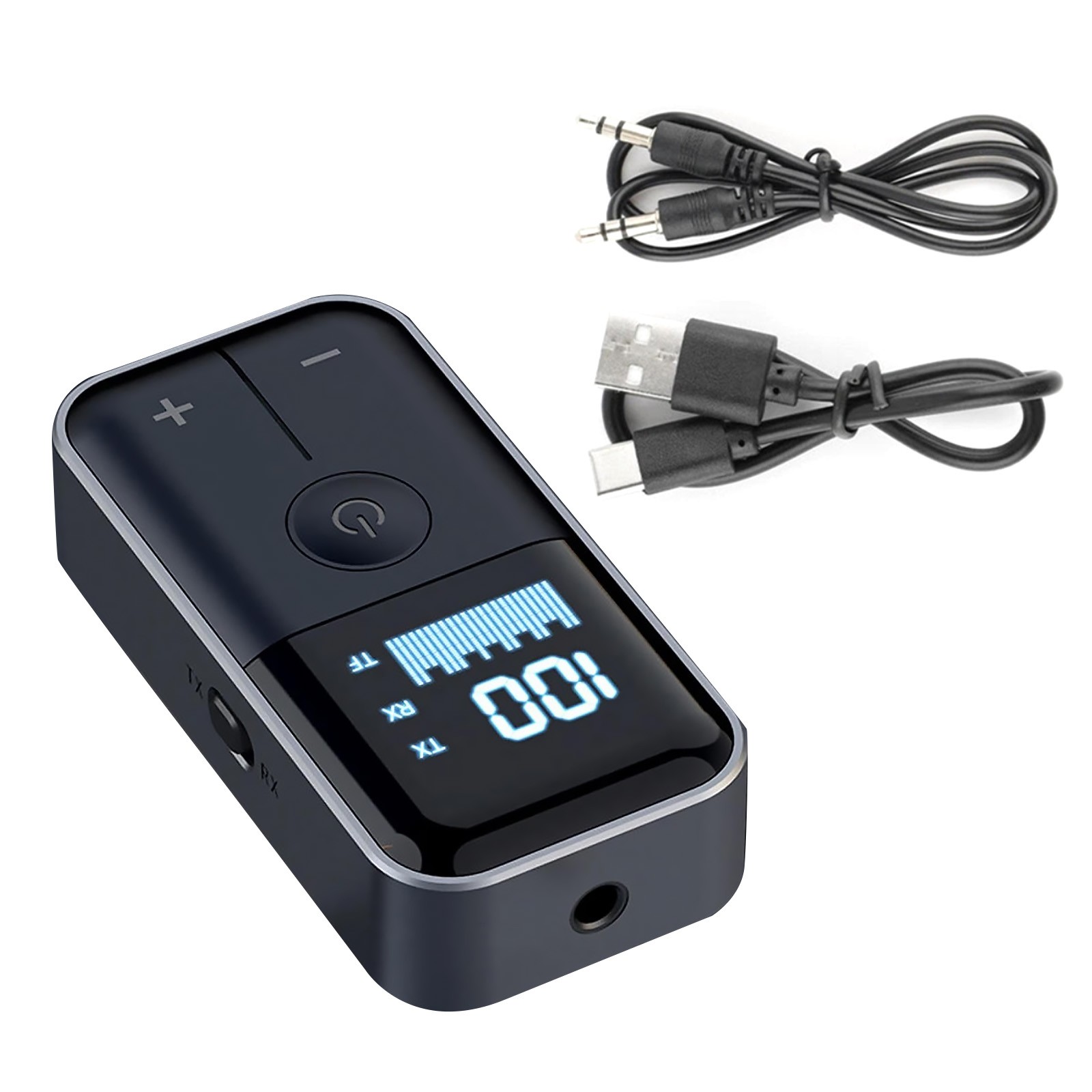 Bluetooth 5.4 Audio Adapter Wireless Receiver Transmitter for Headphone Jack