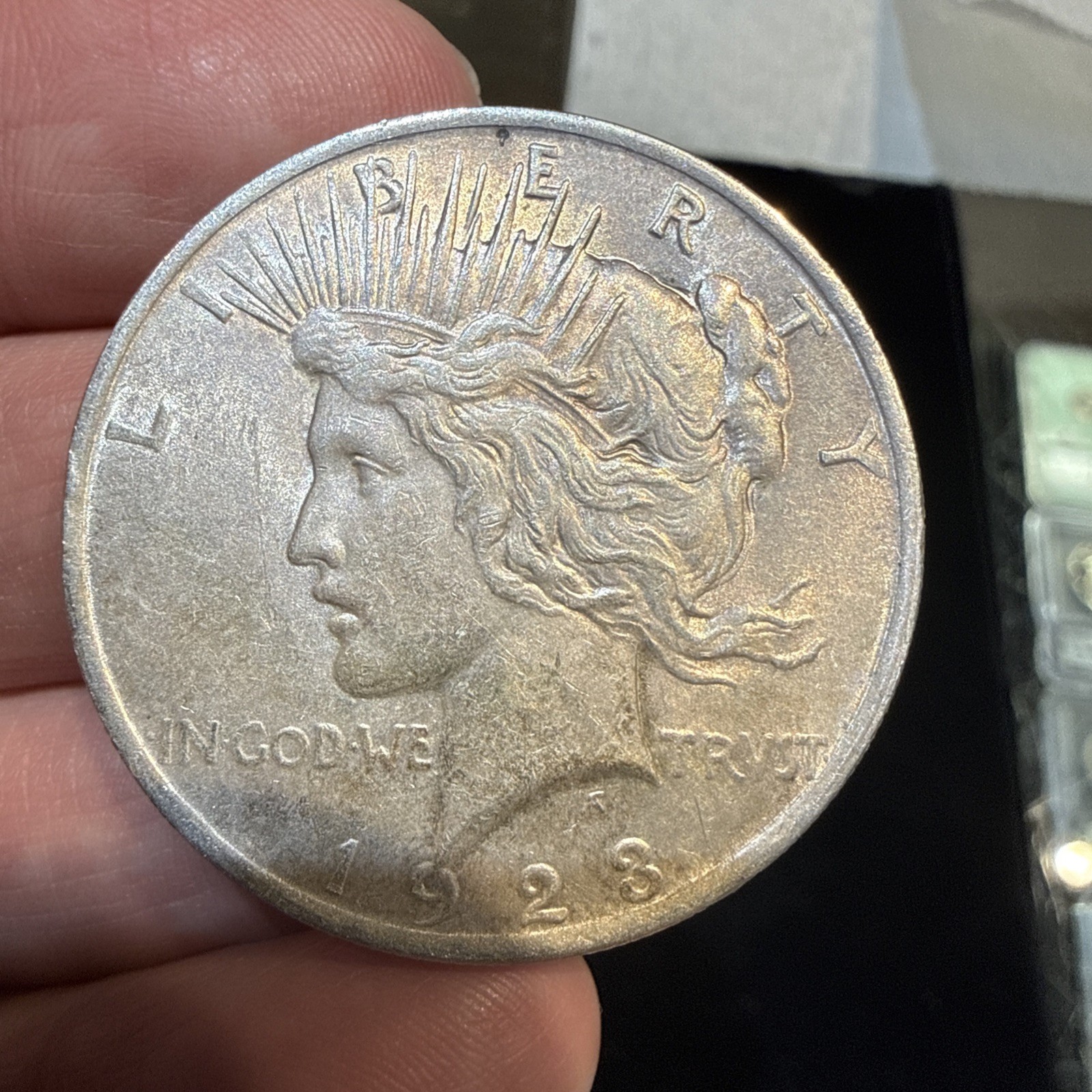 Lot Of 5 Peace Dollars