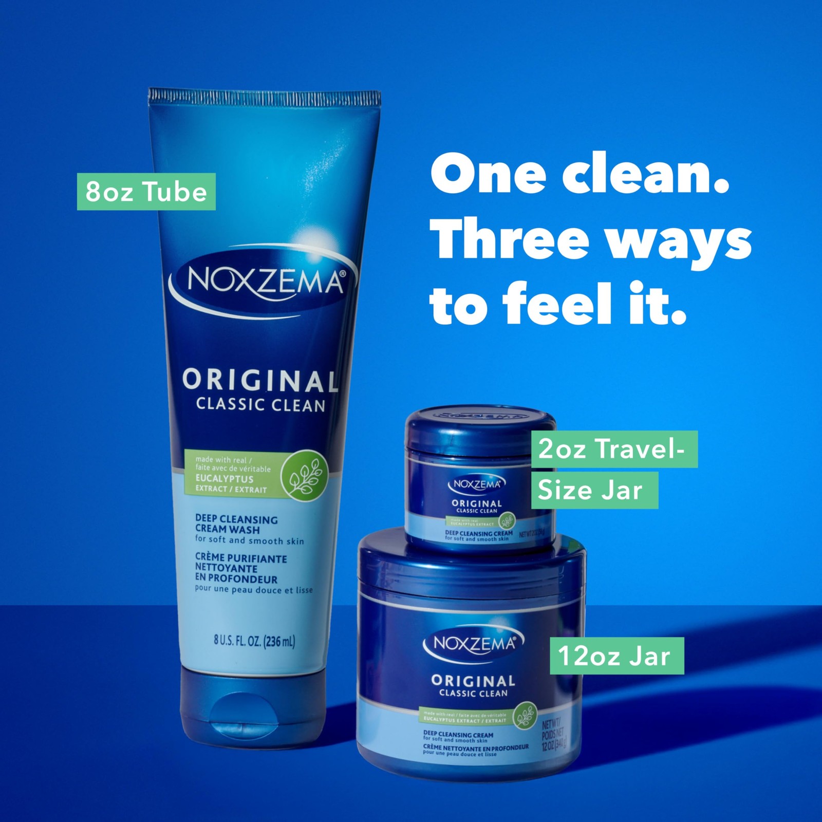 Noxzema Classic Clean Cream, Original Deep Cleansing 12 oz