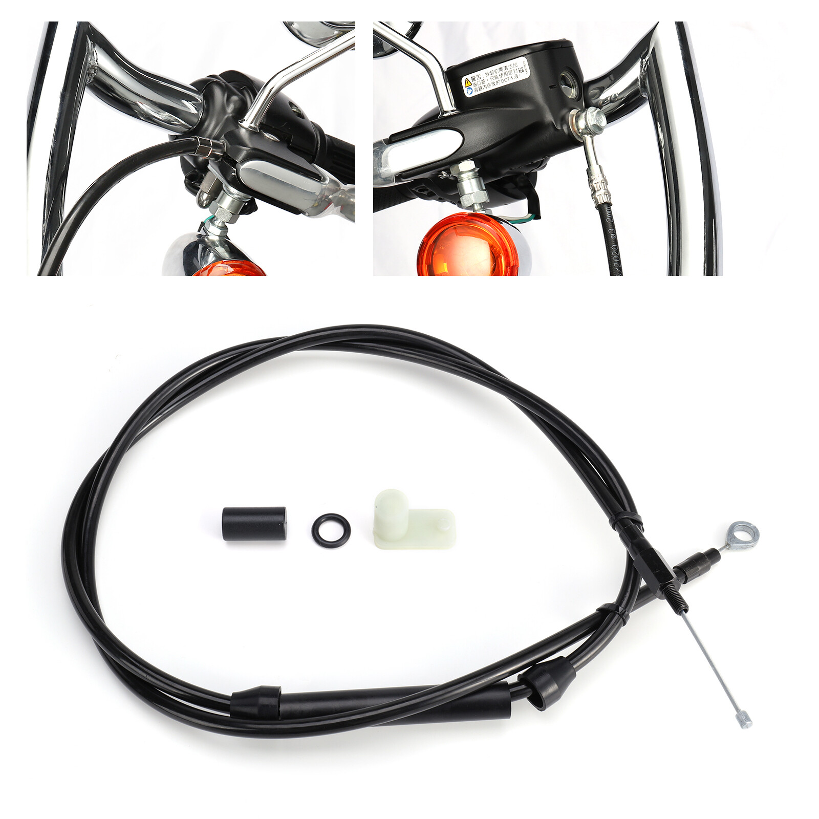 64 15/16" Clutch Cable for Harley 2007-2016 Touring Dyna Softail Twin Cam