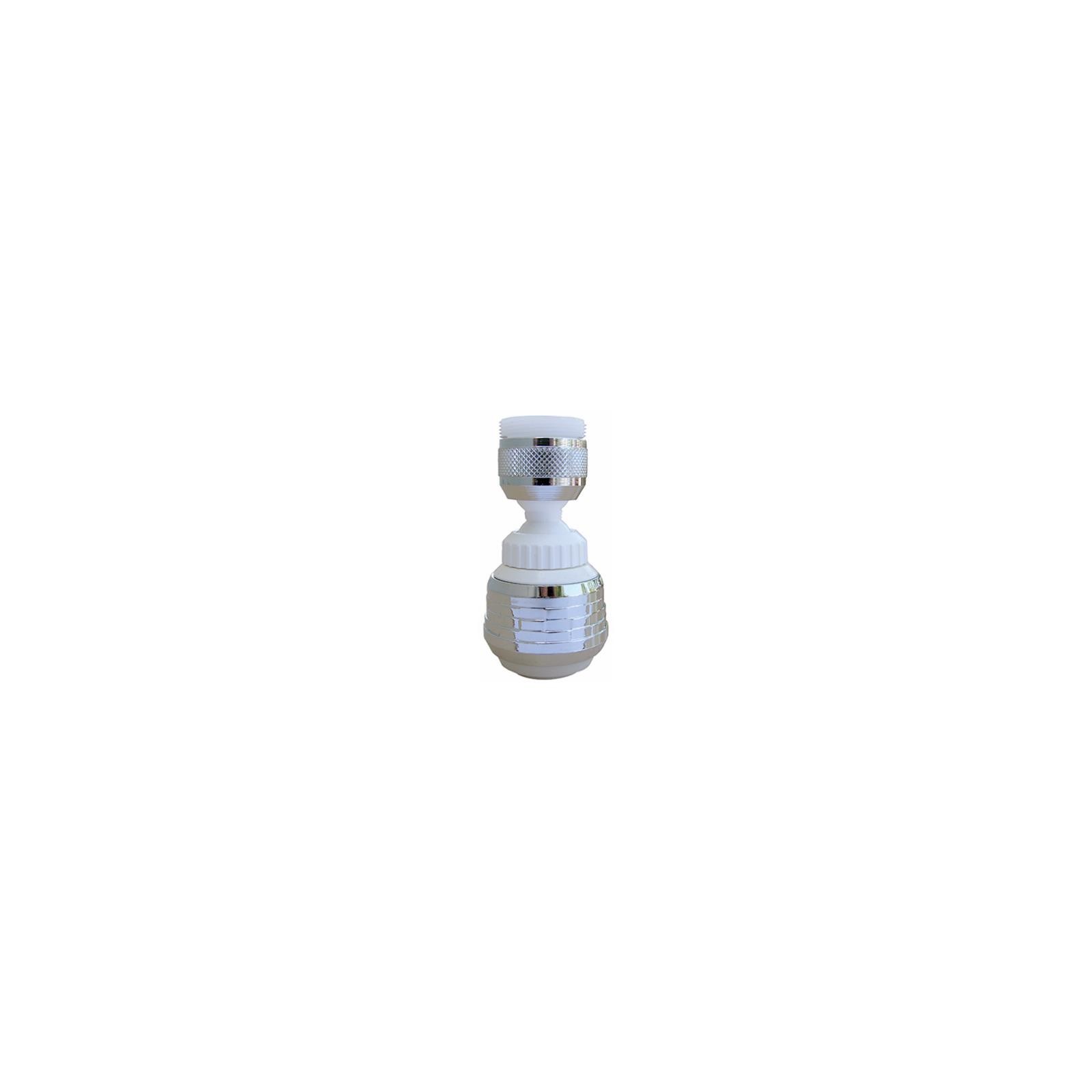Lasco 09-1228 Siroflex Kitchen Swivel Spray Aerator, 360 Degree, White & Chrome