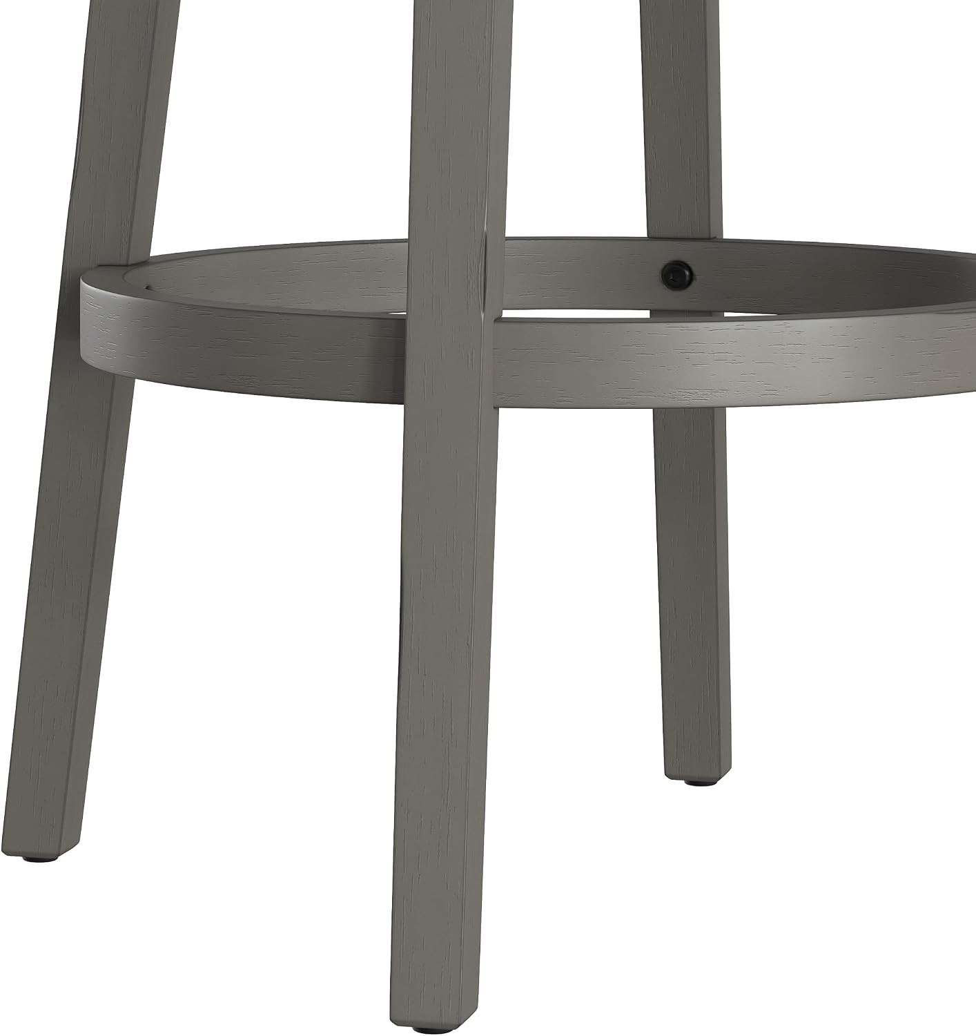 Clarion Wood Swivel Bar Height Stool, Distressed Gray