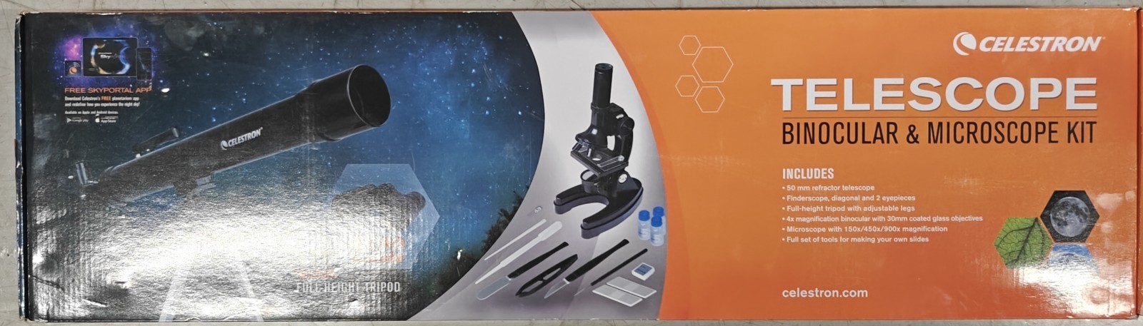 Telescope, Microscope & Binocular Science Kit, Celestron International 22010