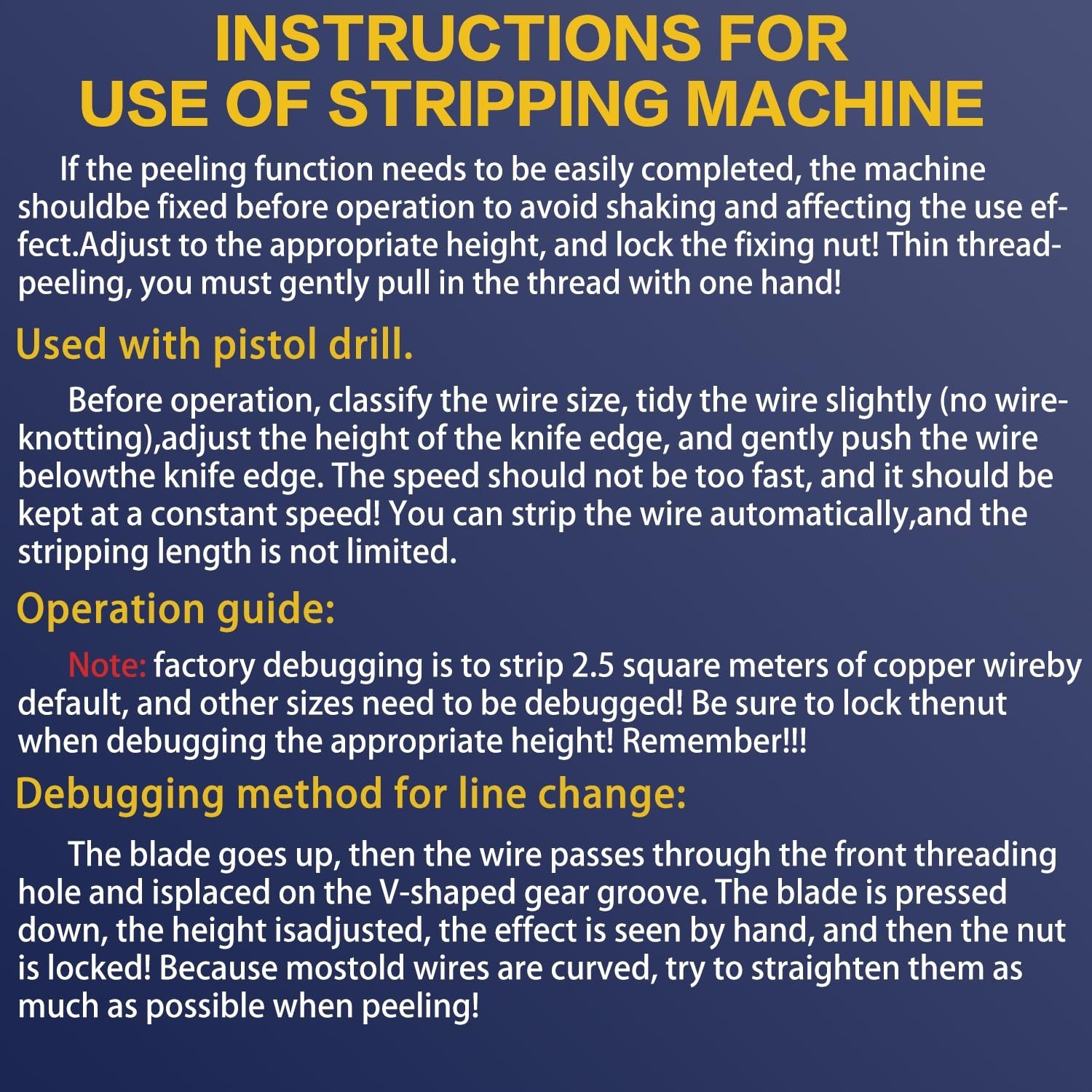 Manual Wire Stripping Machine - Drill Powered Hand Crank Copper Peeler Tool, 0.0