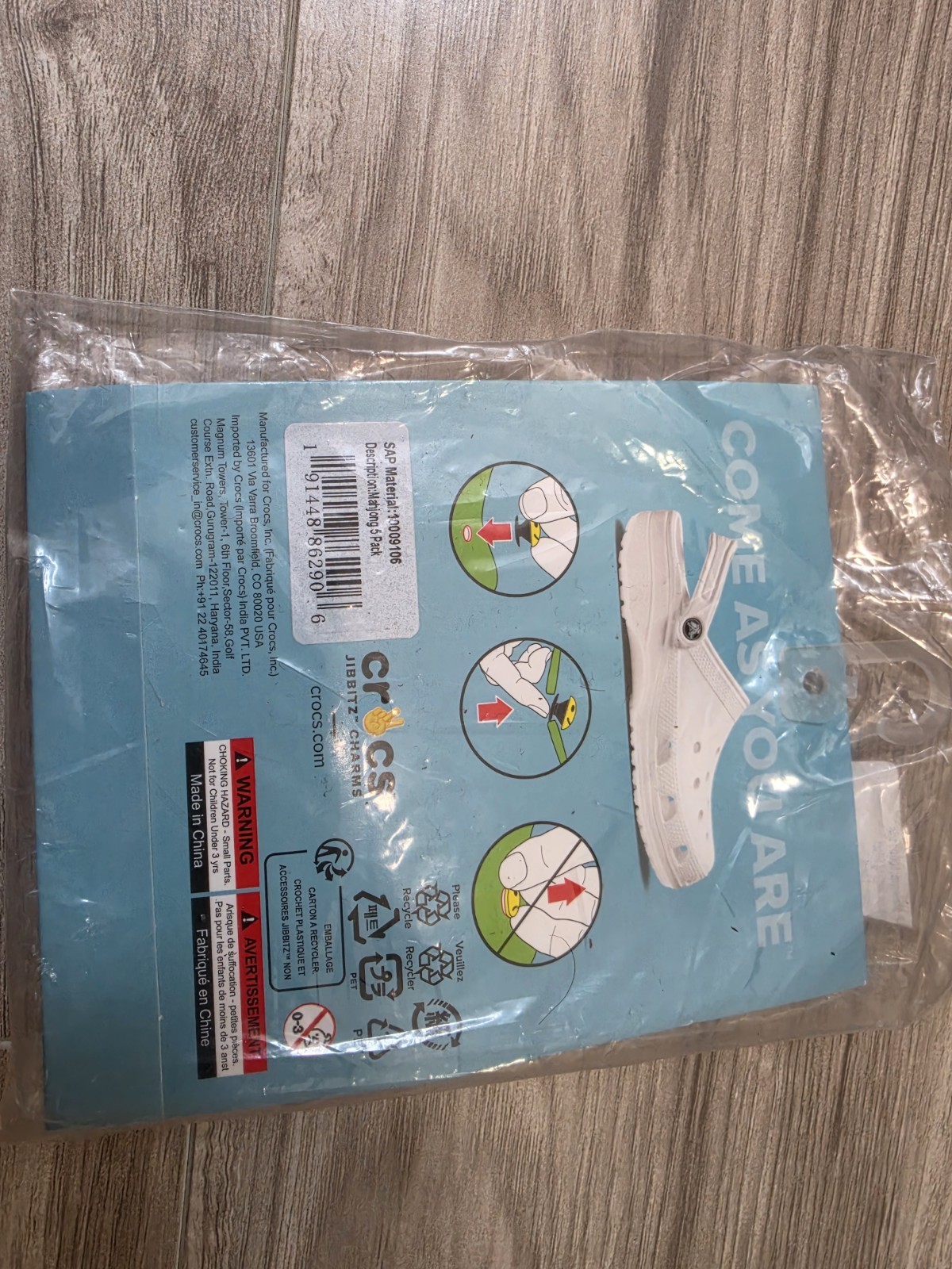 Crocs Jibbitz Mahjong 5 Pack Charms for Crocs