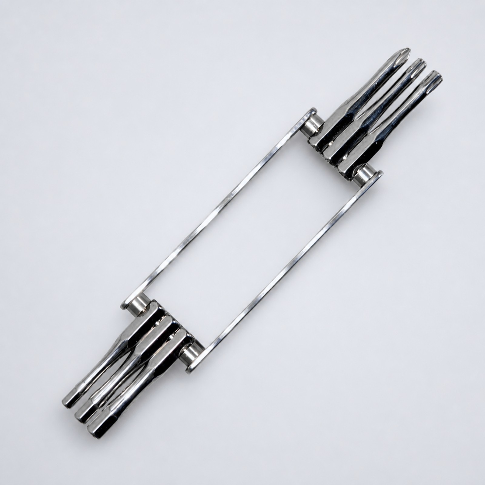 Multi-Tool with Driver Heads Compact Folding Screwdriver Portable for Cyclists
