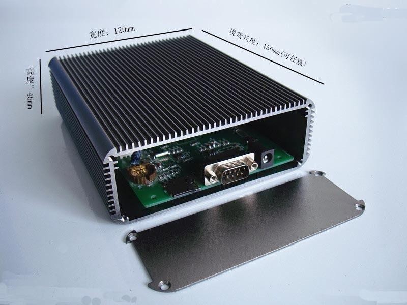 2pc 150*120*45mm  Electronic instrument metal box  Aluminum Box cooling effect