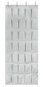 35 Large Pockets Over the Door Shoe Organzier, Hanging Shoe Organizer for Doo...
