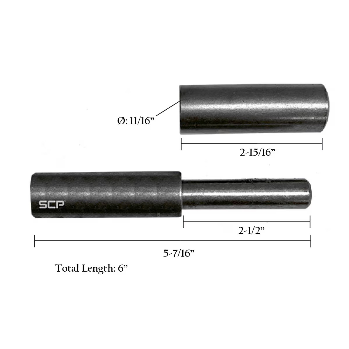 6" Barrel Hinge Gate Door Hinge