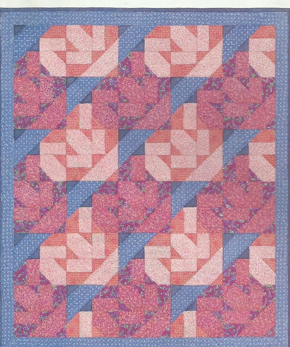 A0040  VALENTINE MEDLEY QUILT PATTERN/INSTRUCTIONS
