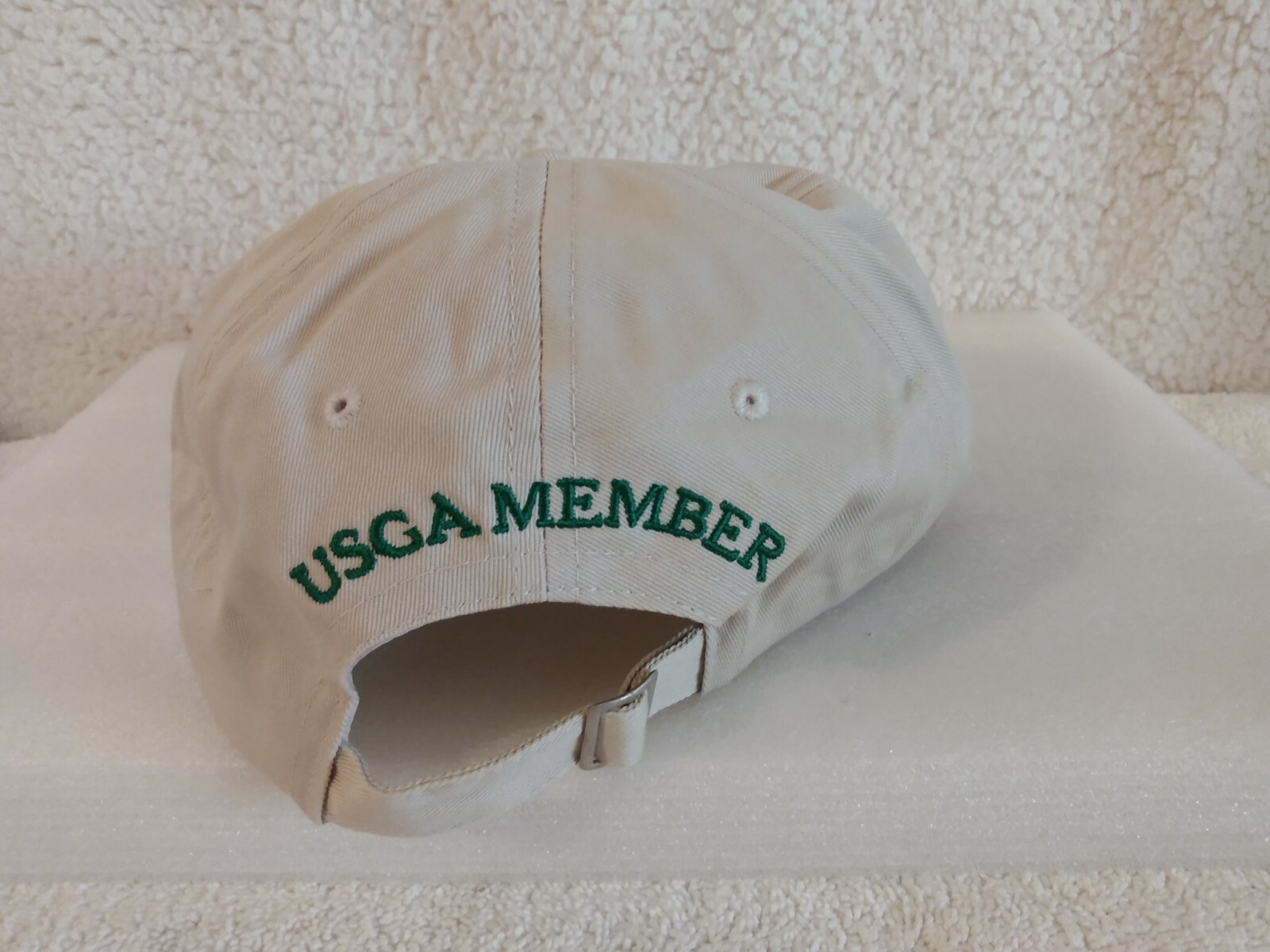 US Open 2007 Oakmont Golf Hat - USGA Member Strapback Cap Tan NOS
