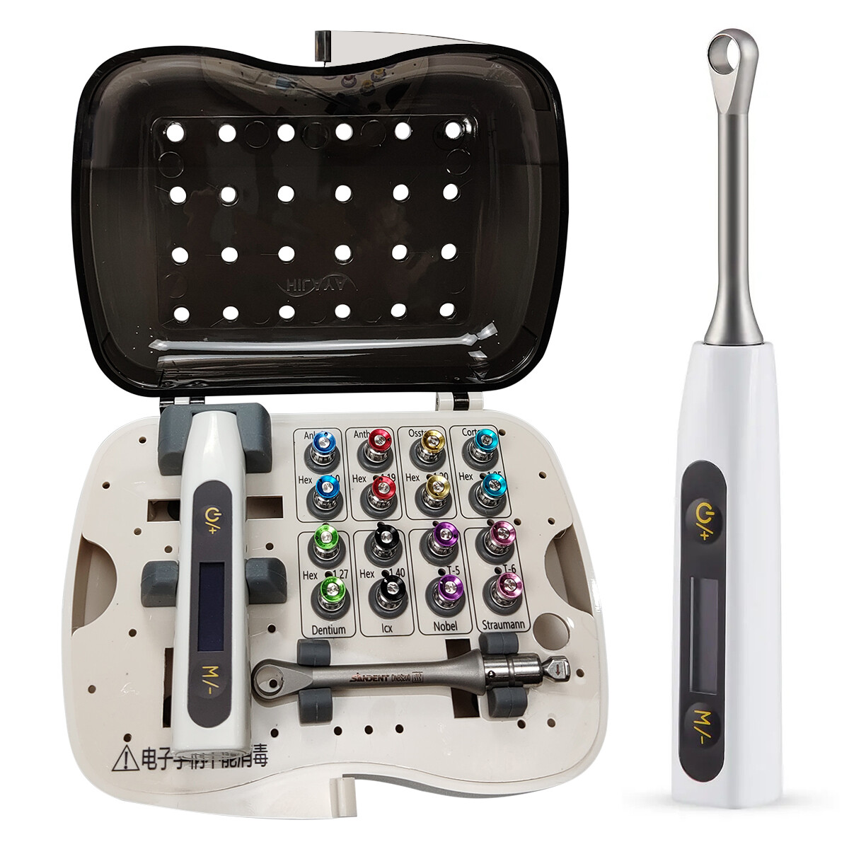 Dental Electric Implant Kit Abutment Tool Wrench 10-40Ncm Driver Universal po