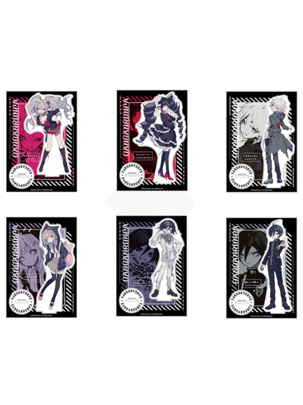 Exquisite Danganronpa Table Ornaments Anime Acrylic Plate Standing Sign Decor