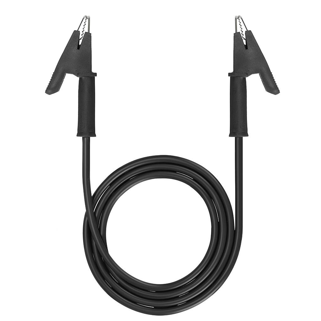 Versatile Dual Ended 3.3ft Alligator Clips - 15A Copper Lead Cables for Testing