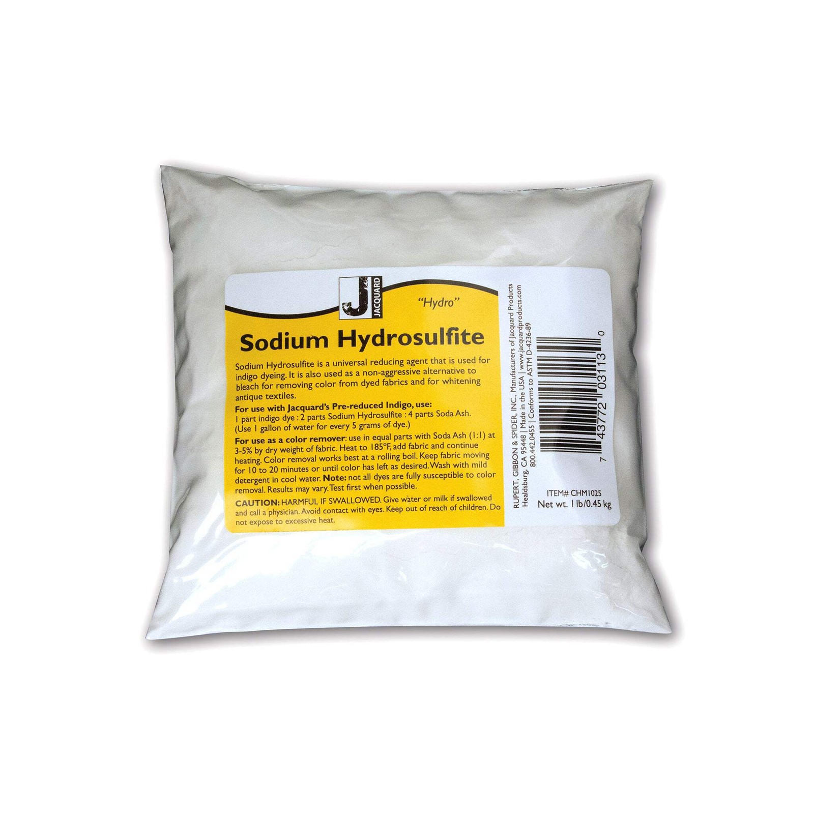 Jacquard Sodium Hydrosulfite for Indigo Dyeing & Color Removal