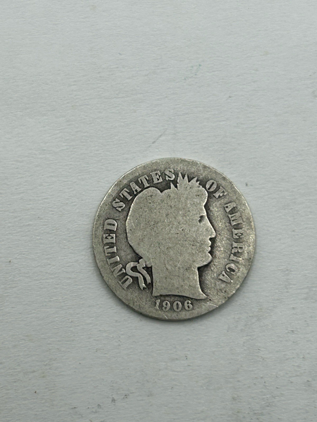 1906D Barber Dime G