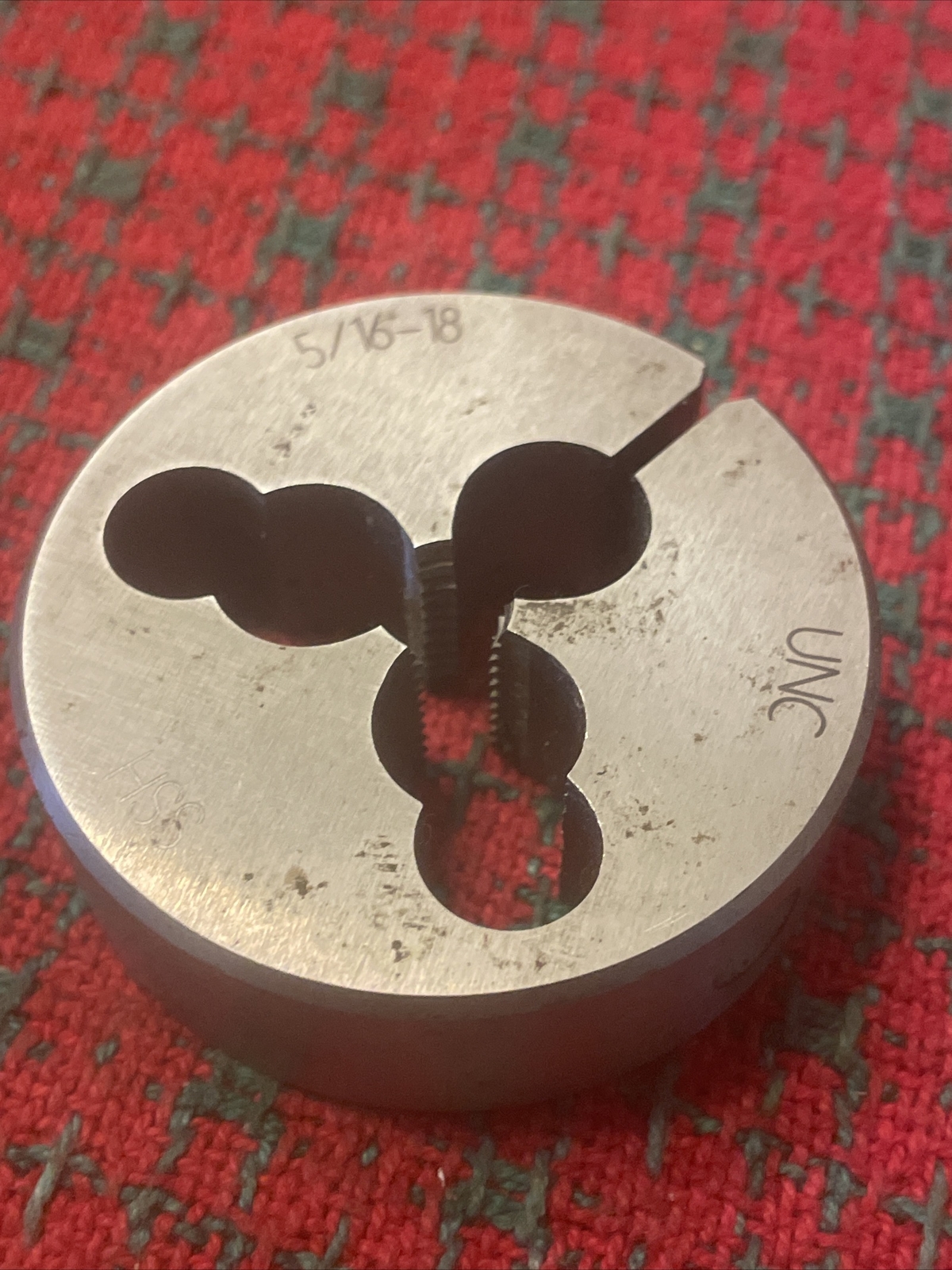 5/16-18 Adjustable Die High Speed Steel 2” Round Adjustable Die NOS