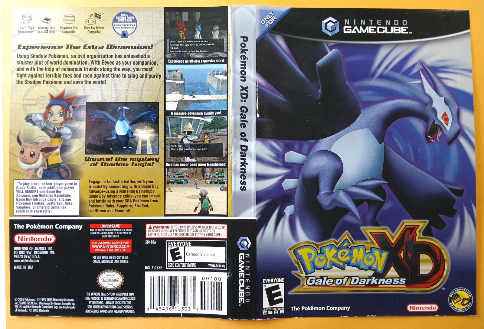 More Nintendo Gamecube COVER PAGE ARTWORK (Box Art) Original INSERTS Only
