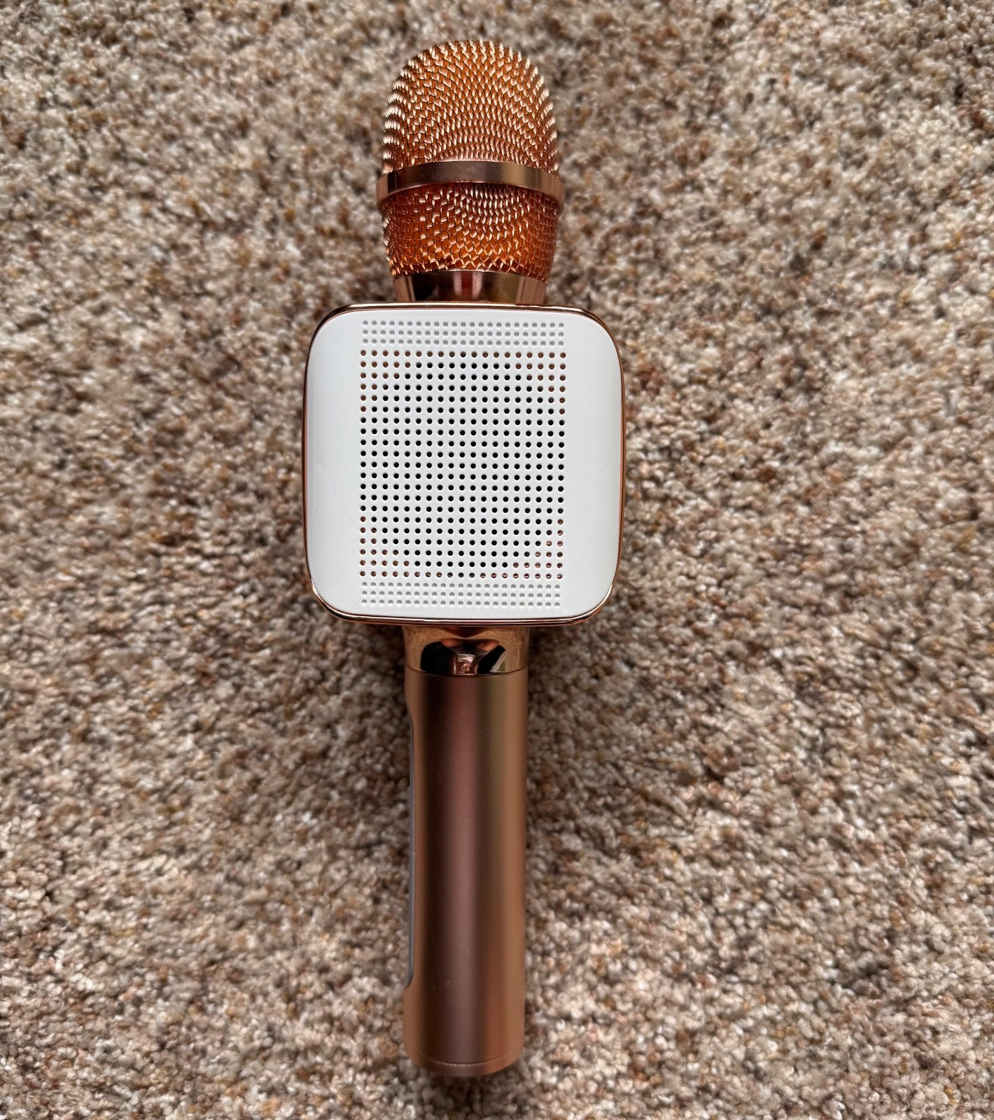 KDCH Wireless Bluetooth Karaoke Microphone KD-08S with case, cords & manual