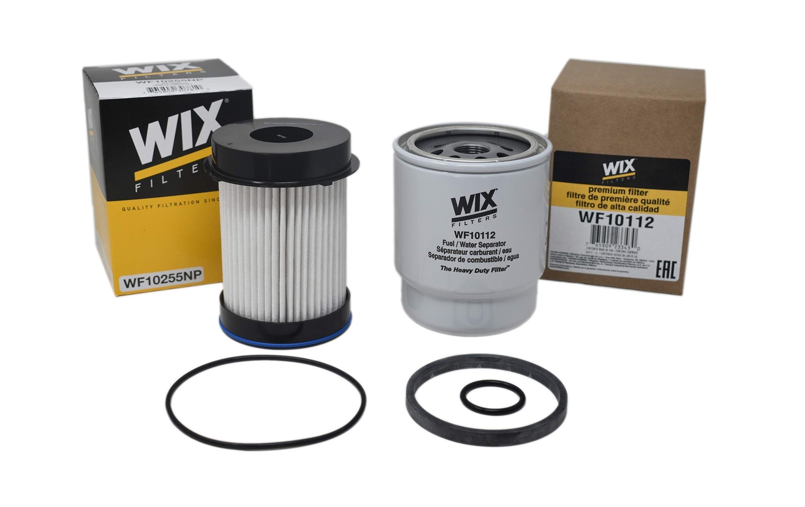 Kit for Dodge Ram 6.7L Diesel Cummins Fuel Filter & Fuel/Water Seperator Set ...