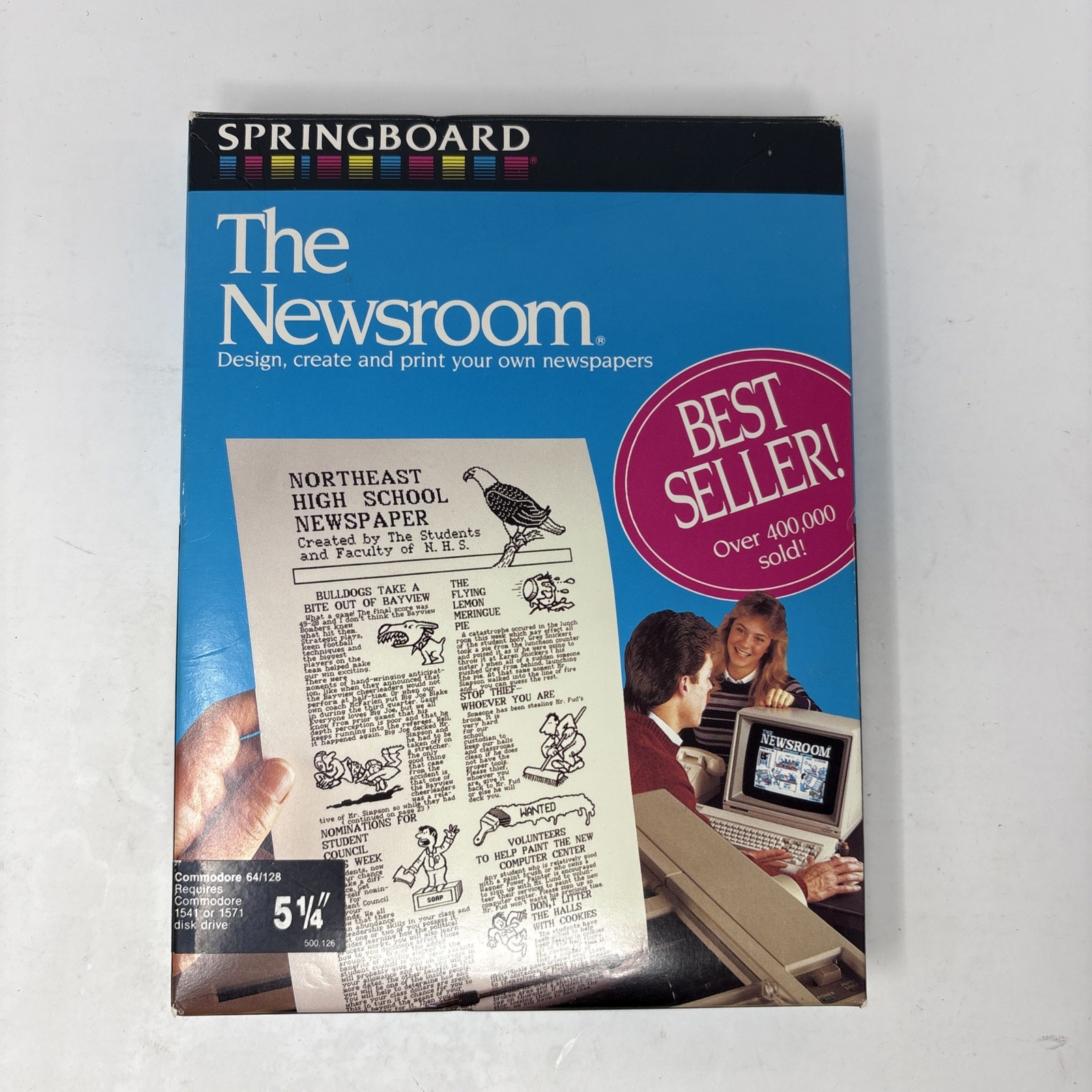 Springboard The Newsroom For Commodore 64/128 (1985)