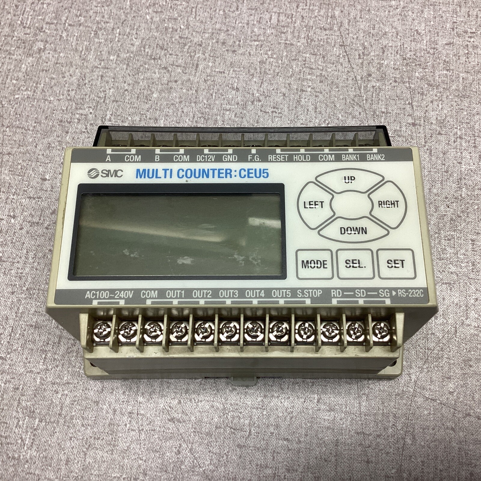 SMC Rail Mount Multicounter CEU5 #3281FMLPT4