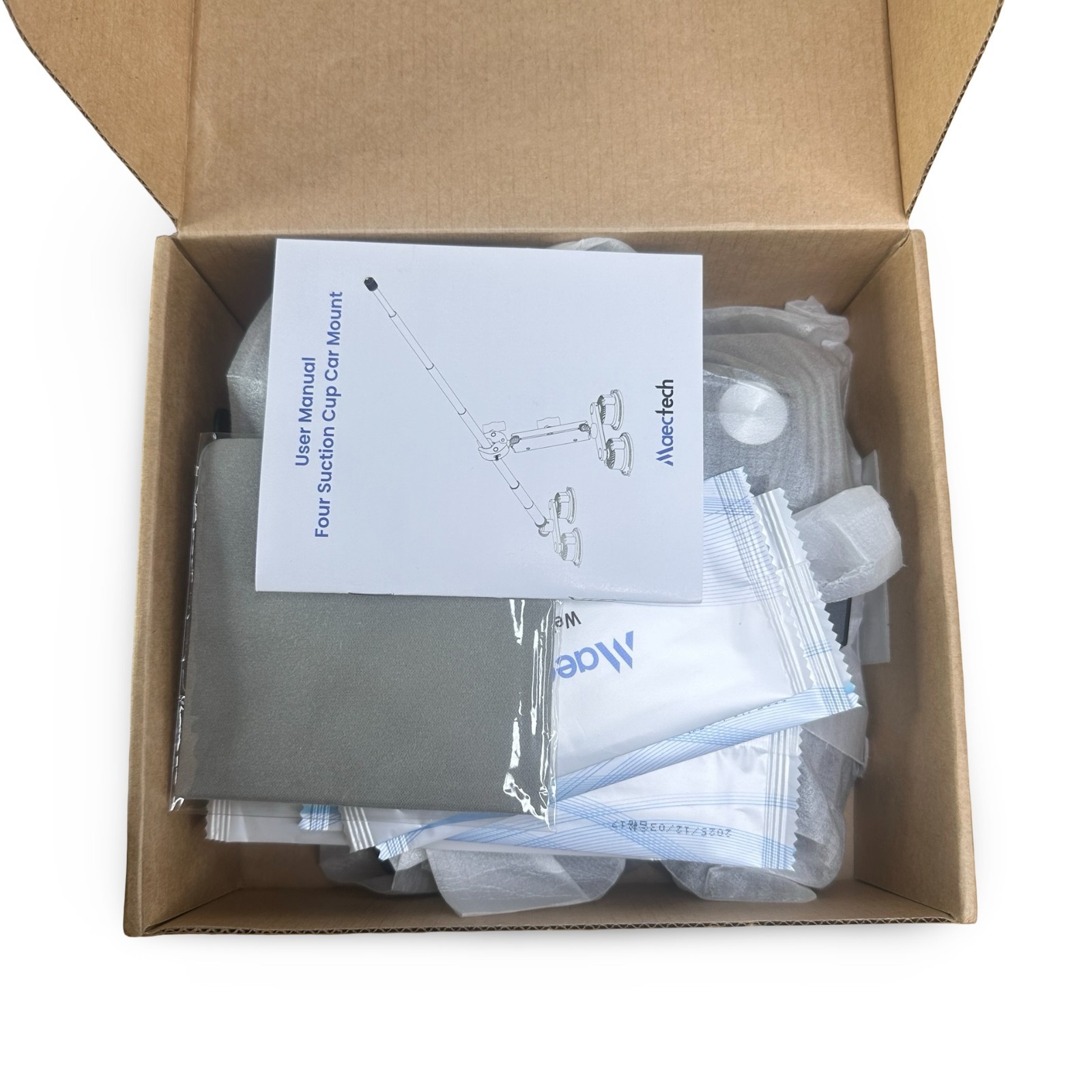 Maectech Four Suction Cup Car Mount Camera Rig Stabilizer New Open Box