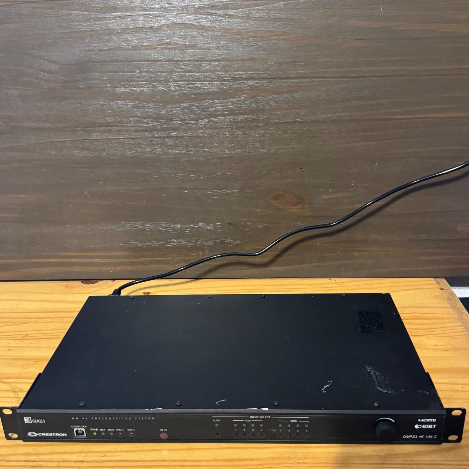 Crestron DMPS3-4K-100-C 3-Series 4K DigitalMedia Presentation System Black Good