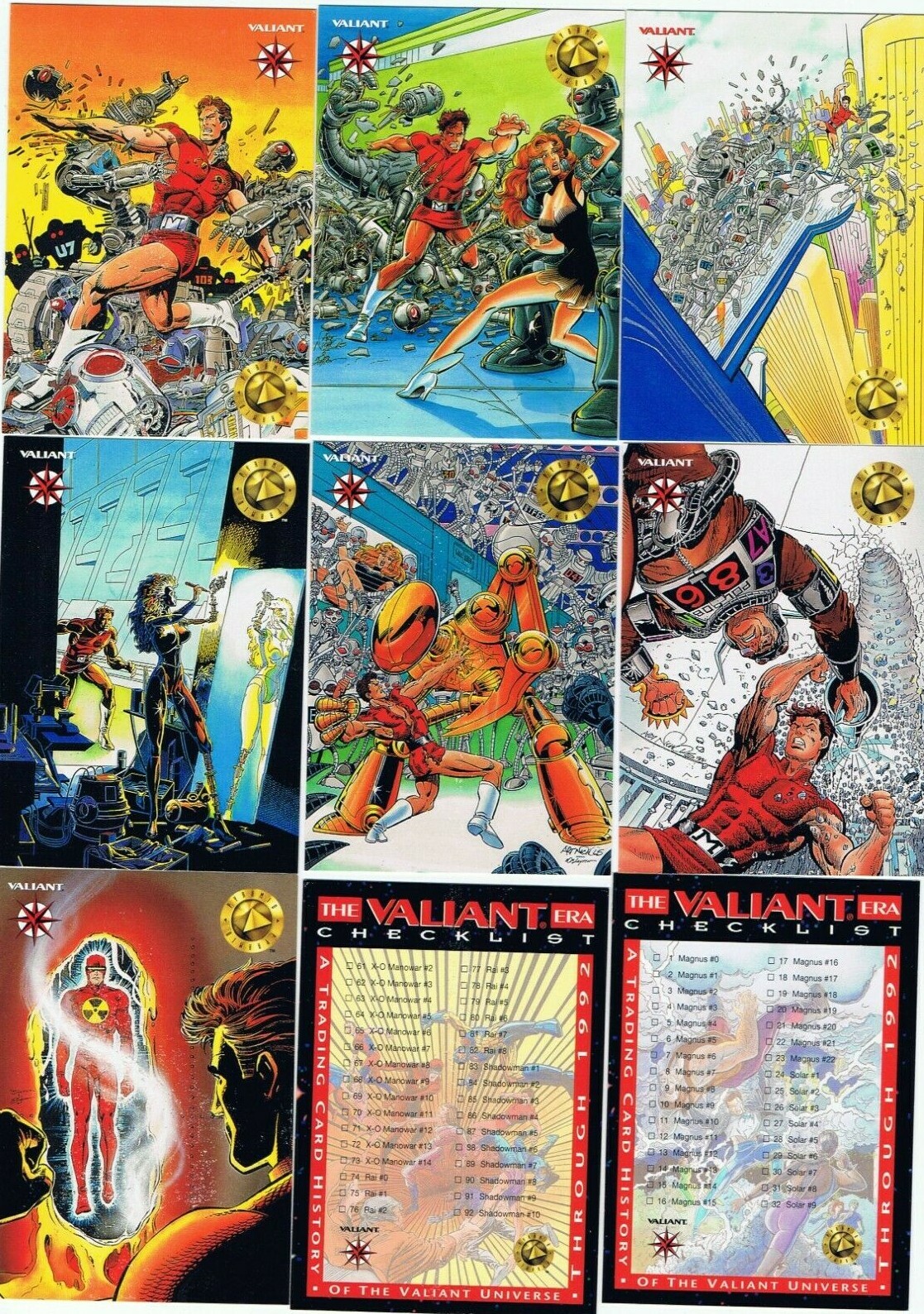 The Valiant Era Upper Deck 1993.Singles-View List. Cards $1 + discounts +Inserts