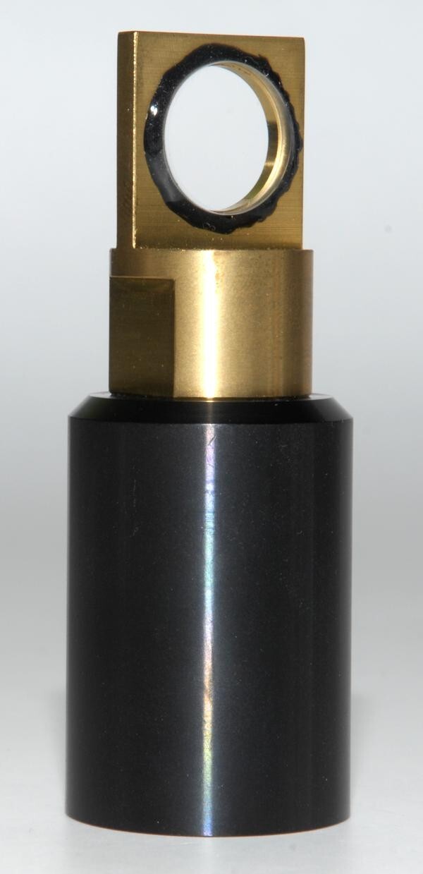 Rotatable Beamsplitter, 13.5mm Aperture on Brass Post x 76mm High