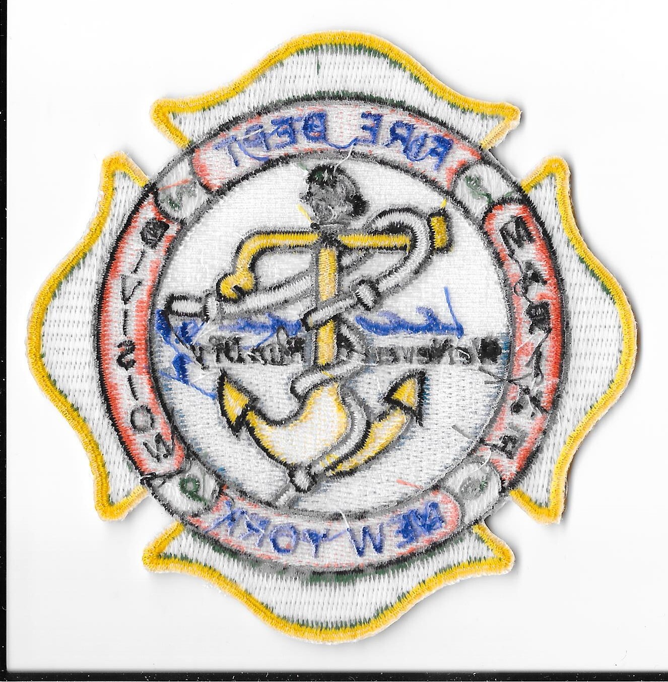 New York Fire Department (FDNY) Marine Division Patch V1