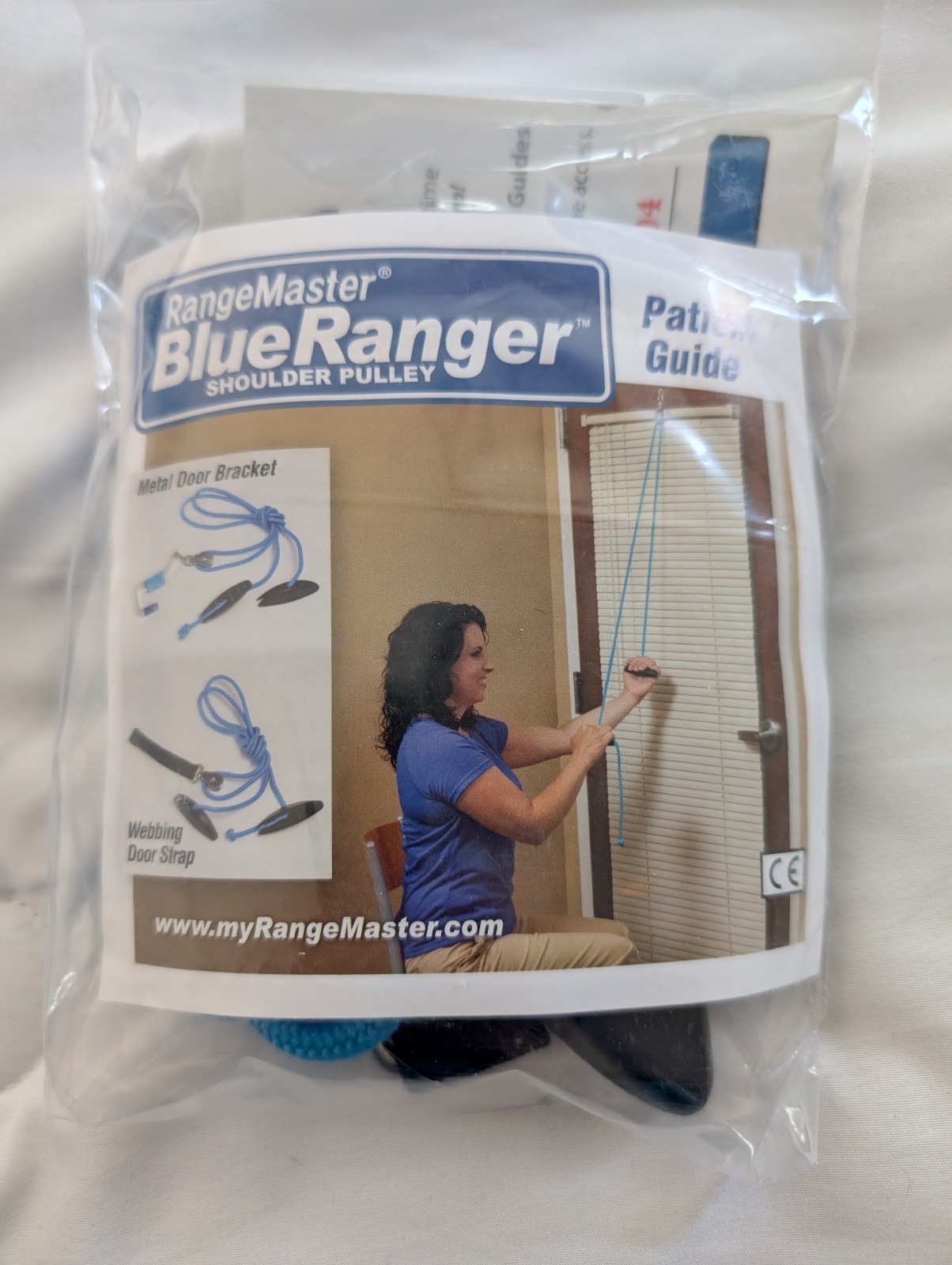 Blue Ranger Shoulder Pulley New In Bag w/Metal Door Bracket & Webbing Door Strip