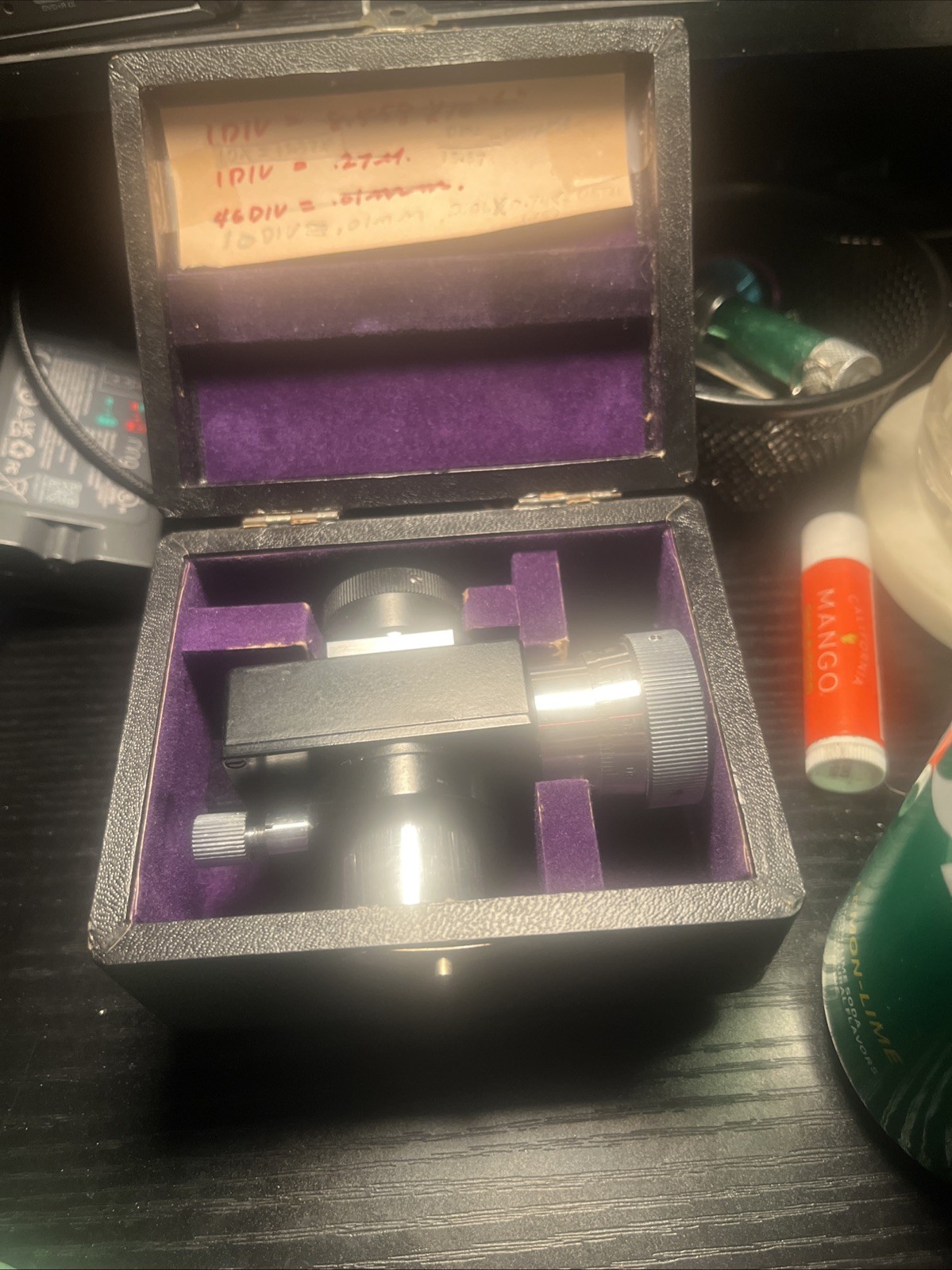 UNITRON OCULAR MICROMETER FOR MICROSCOPES LINEAR MEASUREMENT
