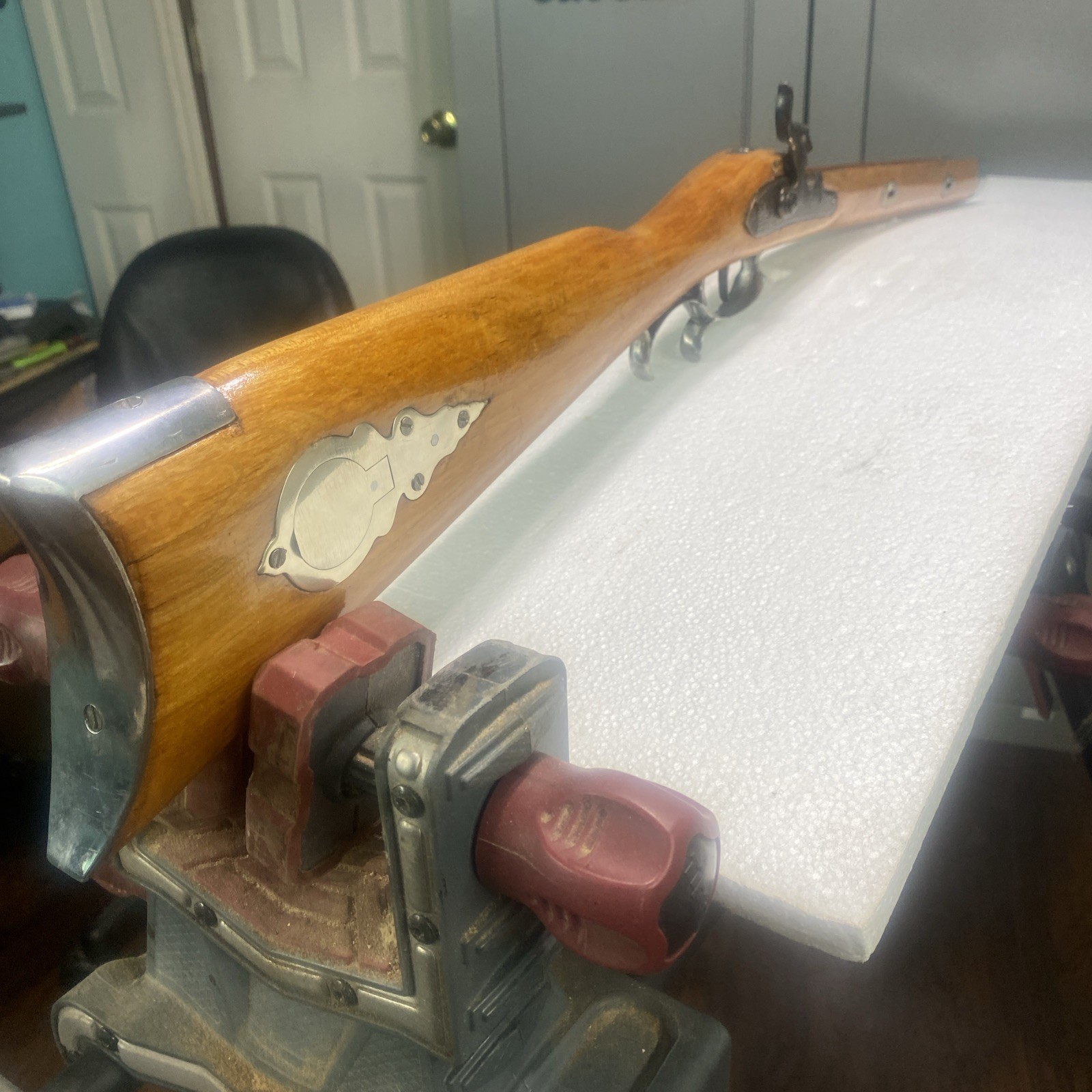 CVA Mountain Rifle Muzzleloader Stock, 15/16” Complete w/ Hickory Ramrod.Unfire.