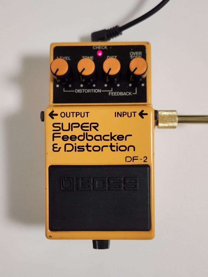 Boss DF-2 Super Feedbacker Distortion Guitar Pedal PSA Test Completed