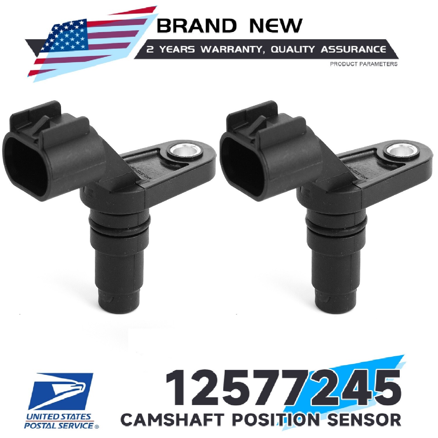2 Pcs Camshaft Position Sensor Fit For Chevrolet Equinox 2010-2017 2.4L