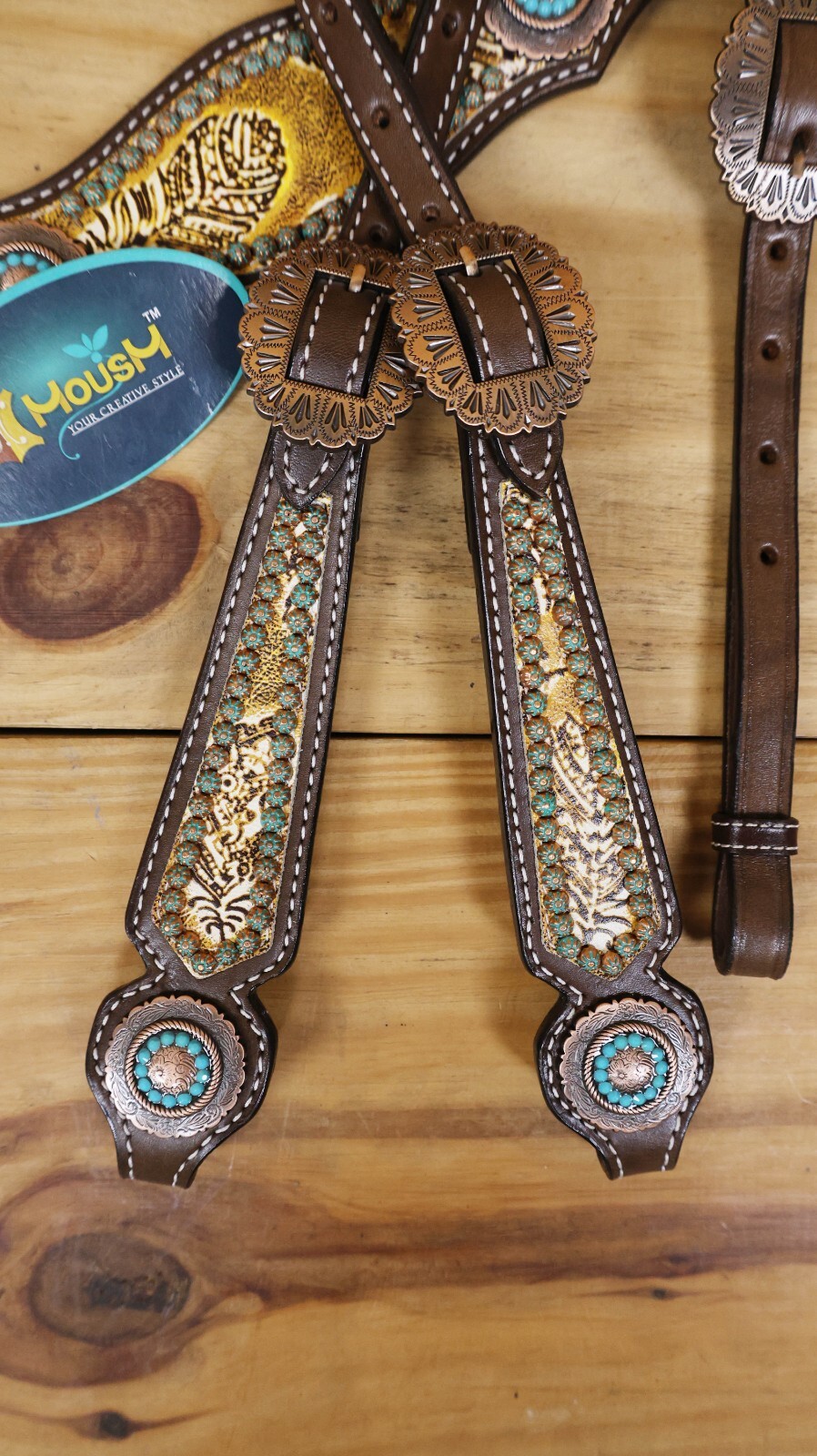 Headstall & Breast Collar Tack Set for Horse