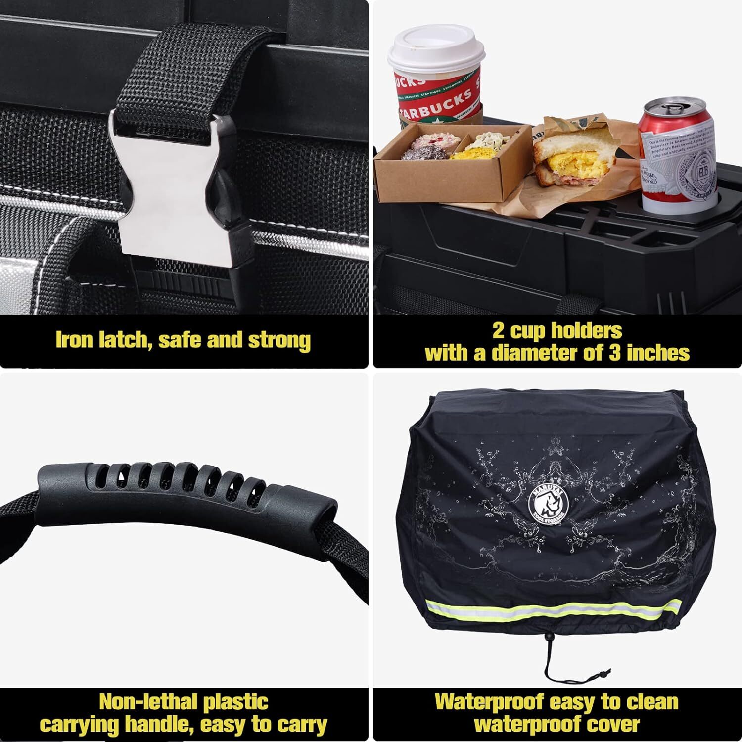 MARUTAI 18‘’ Rolling Tool Kit with Wheels, Tool Bag Organiser.