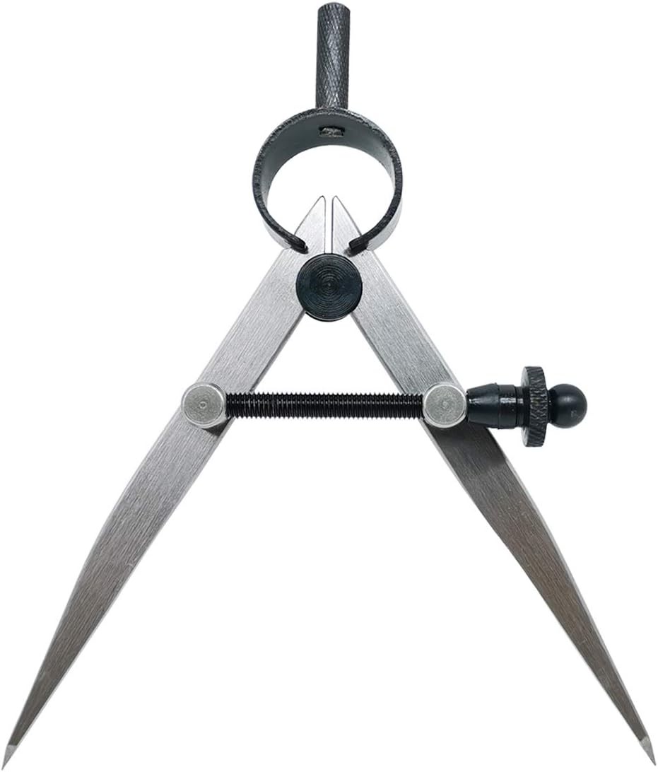 ZLKSKER 4 Inch Professional Leather Compass, Precision Spring Wing...