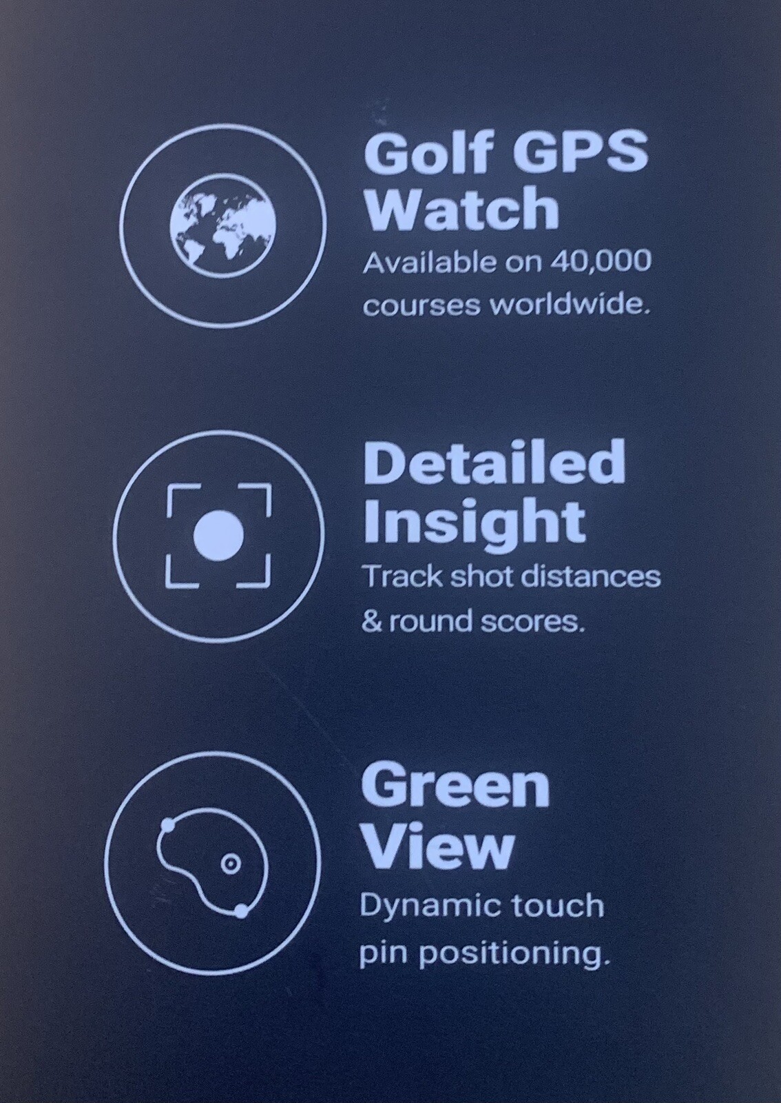 Rad Golf GPS Shot Tracking Green View Touch Pin Position