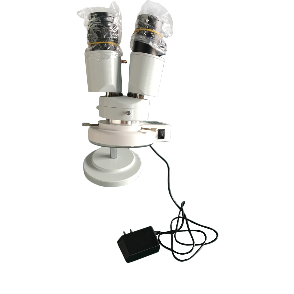 8X Microscope Comprehensive Magnification 360° Revolve Dental Lab Equipment LED