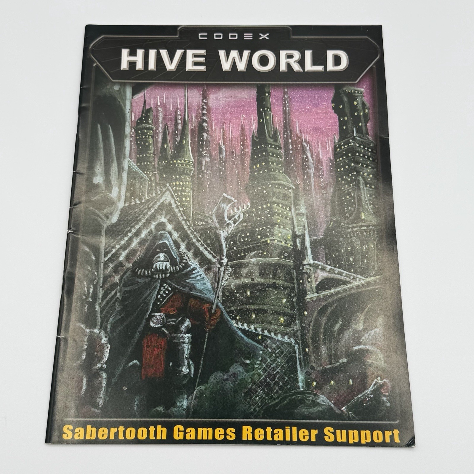 Warhammer 40k Vintage Hive World Codex Sabertooth Retailer Games Support GW RARE