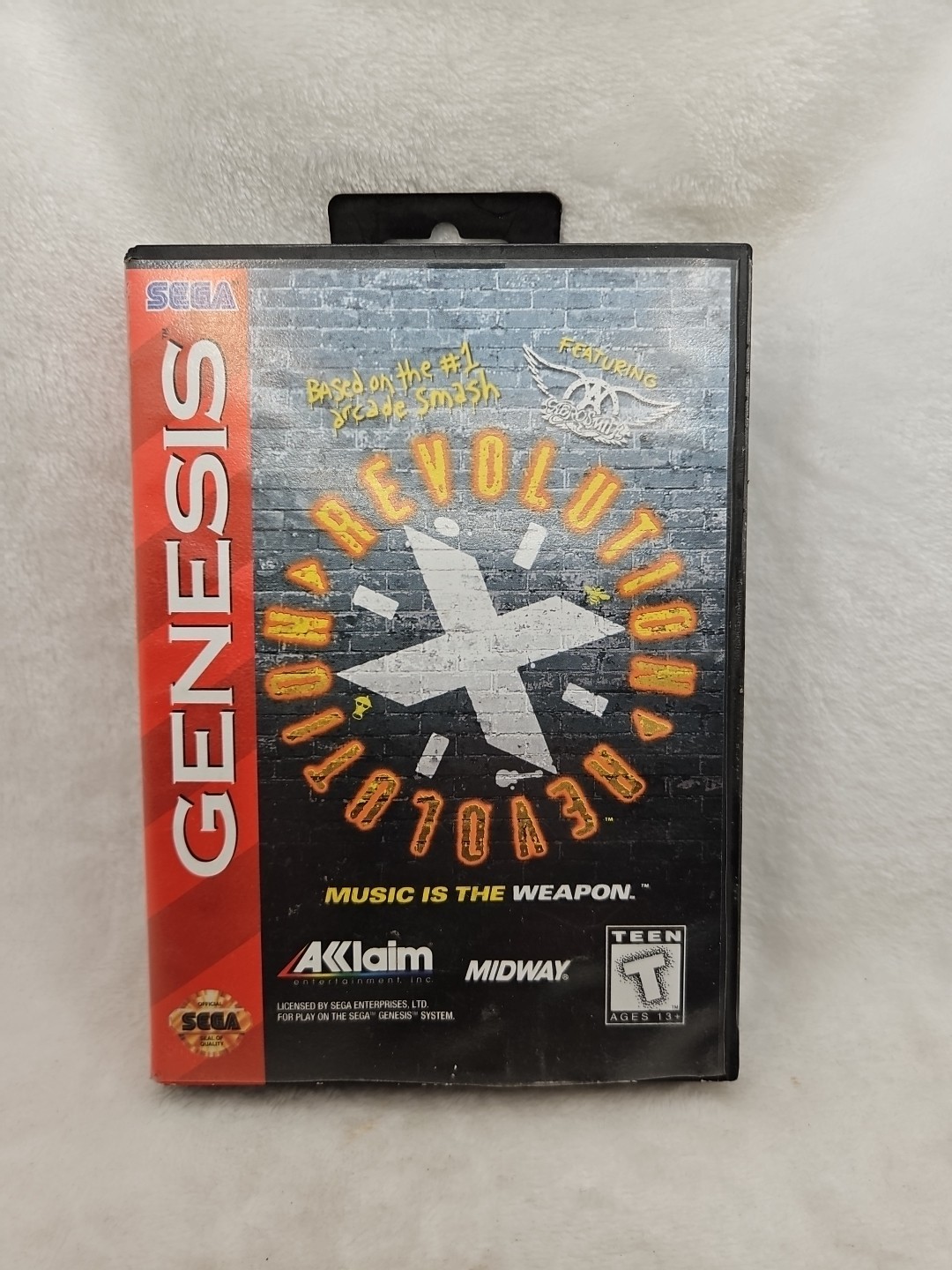 Revolution X (Sega Genesis, 1995) No Game Case And Manual ONLY