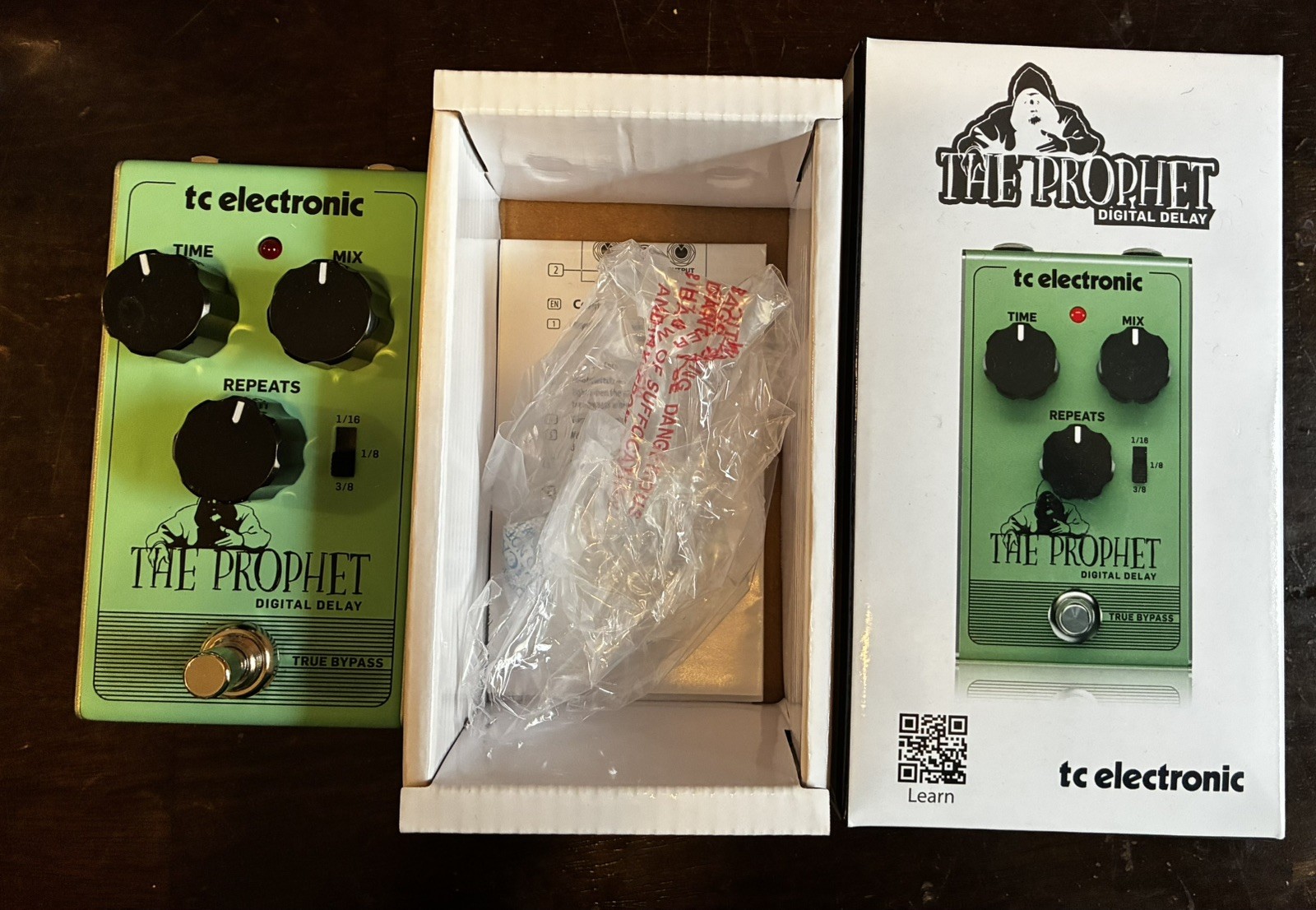 TC Electronic The Prophet Digital Delay Pedal True Bypass for Electric Guitar
