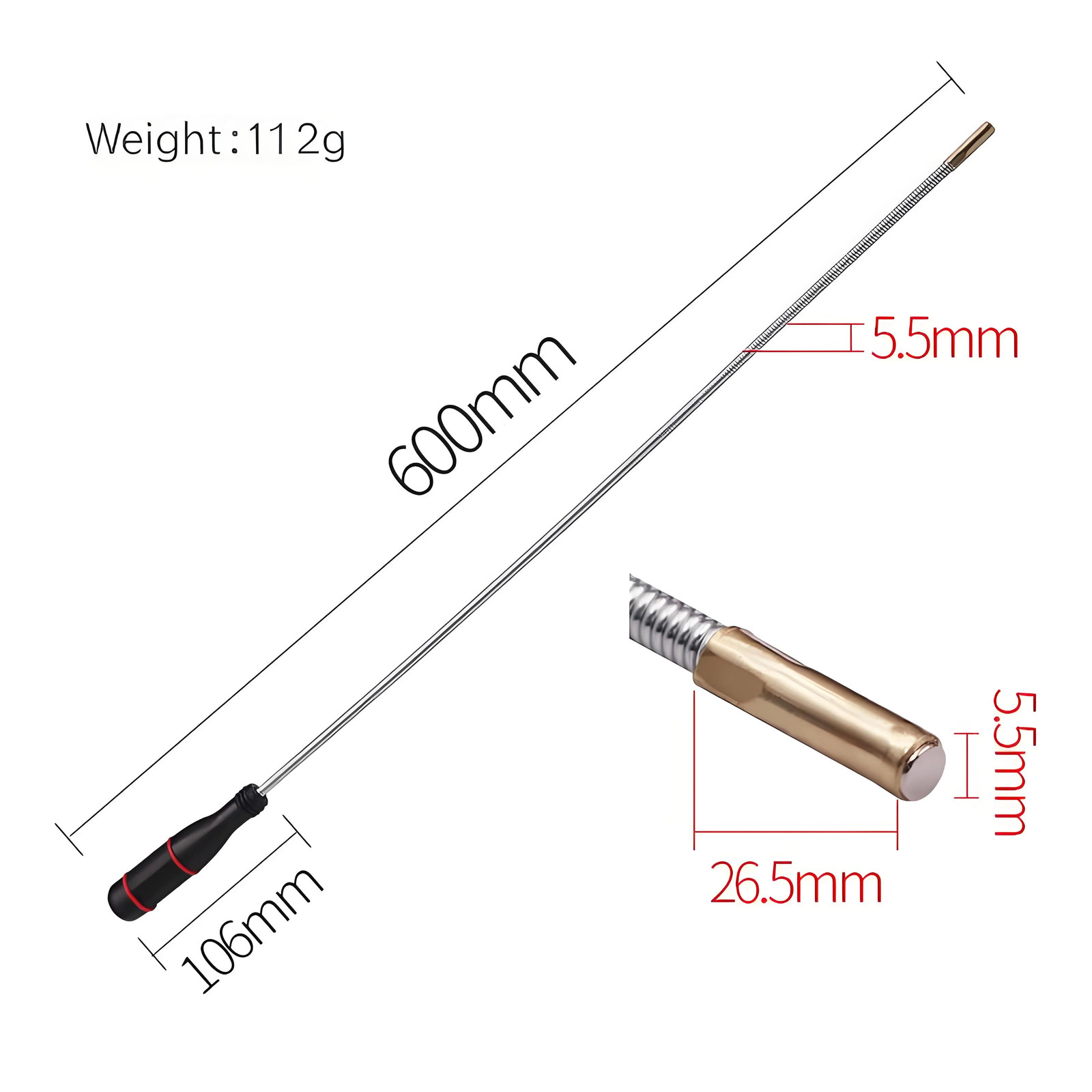 Flexible Magnetic Pickup Tool with Strong Suction Rod - Bendable for Auto Repair