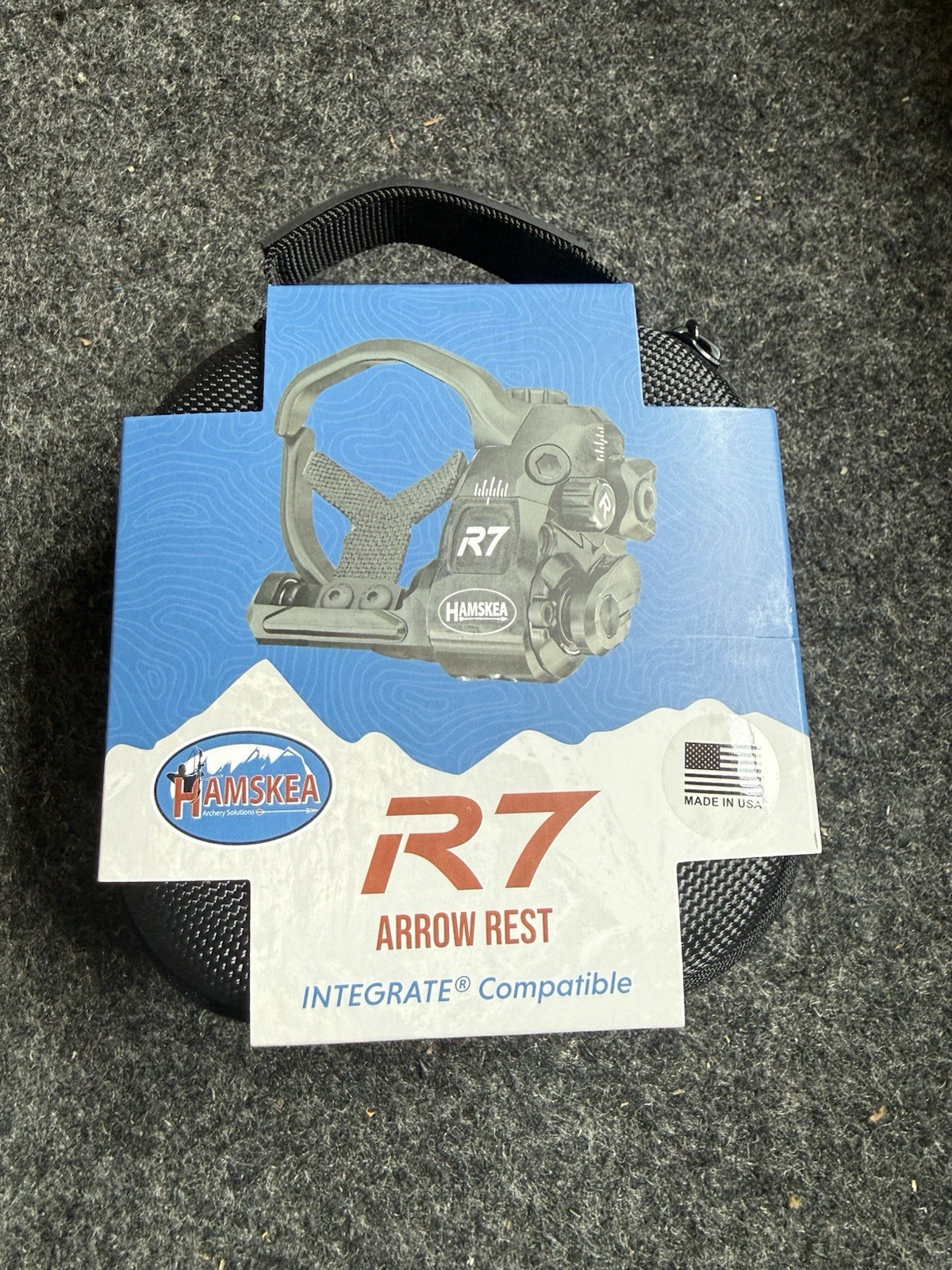 Hamskea R7 Right Hand Black Arrow Rest Integrate Compatible