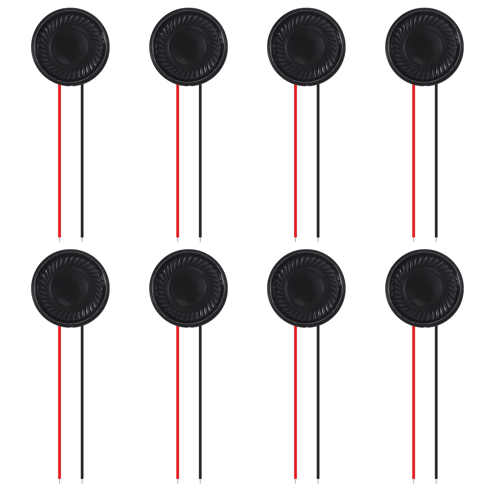 8Pcs 8 Ohm 2W Speaker 8ohm Round 8 withoutTerminal, 8O