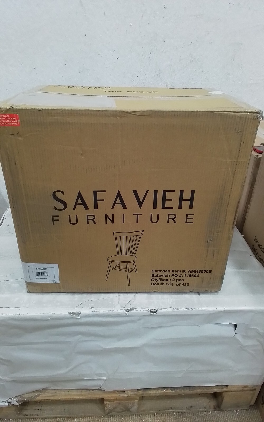 Safavieh PARKER SPINDEL SIDE CHAIR, Reduced Price 2172734469 AMH8500B