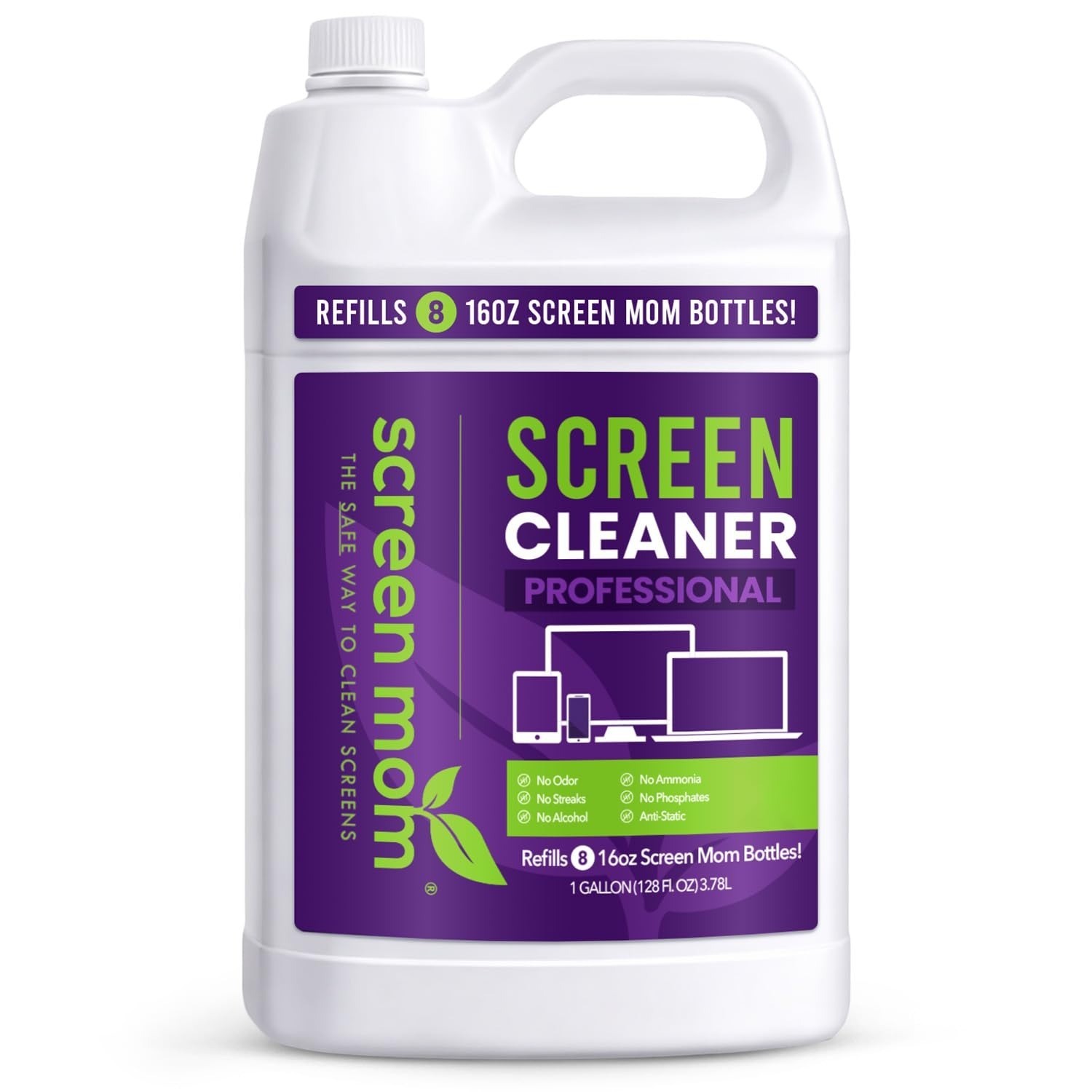 Screen Mom Screen Cleaner Spray 16oz for TV, Laptop, & Computer