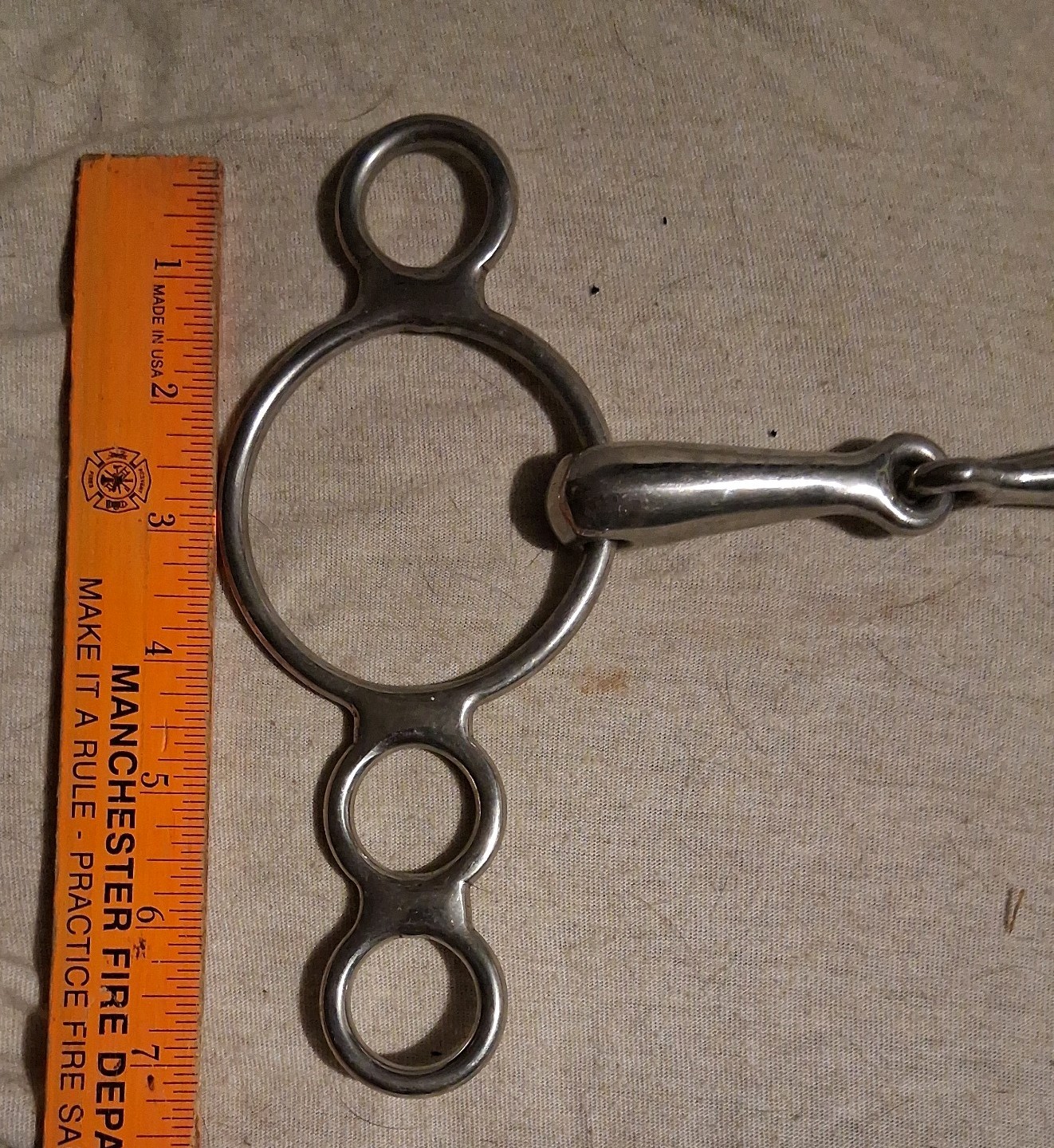 5" Elevator Loose Ring, .5" Snaffle Horse Bit